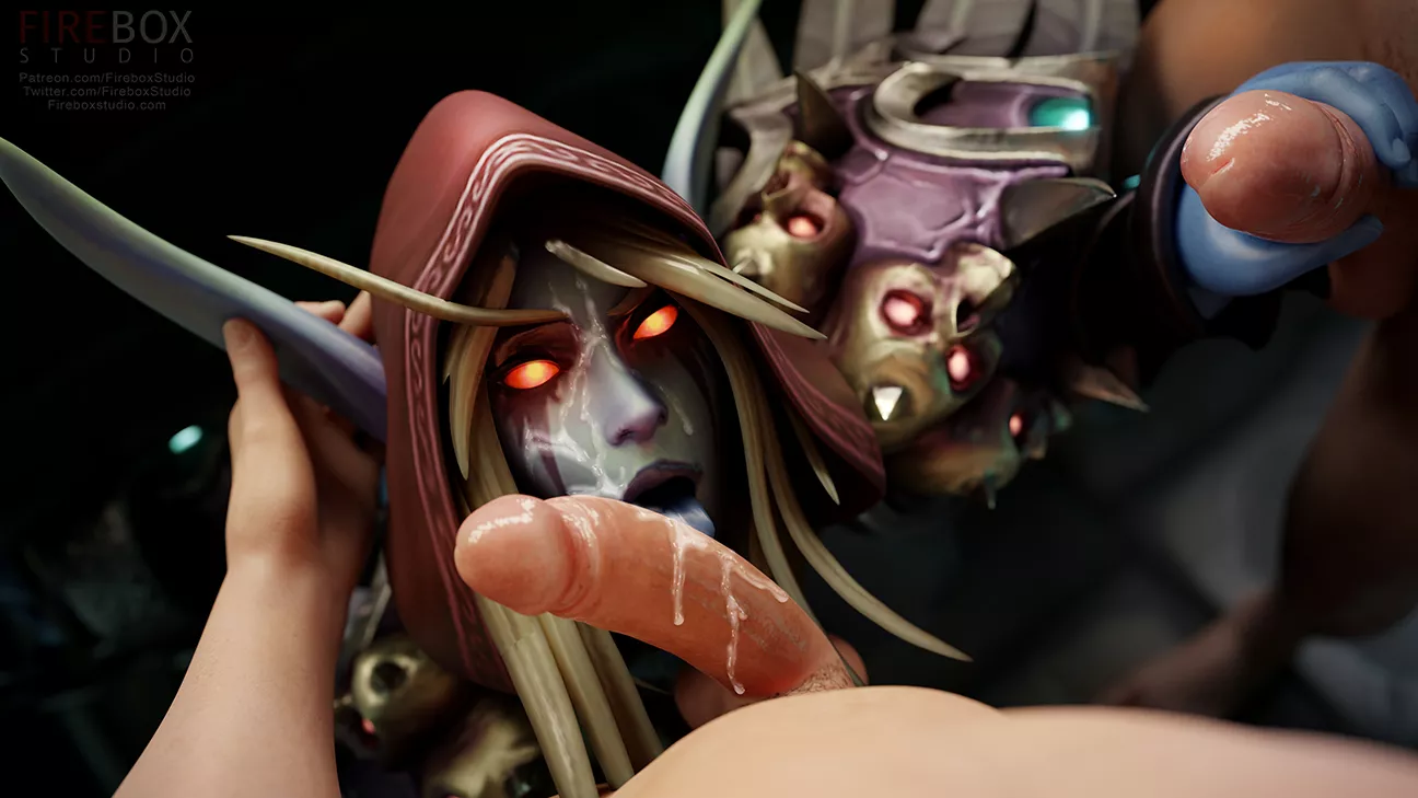 Sylvanas cleaning up (Firebox Studio) [World of Warcraft]