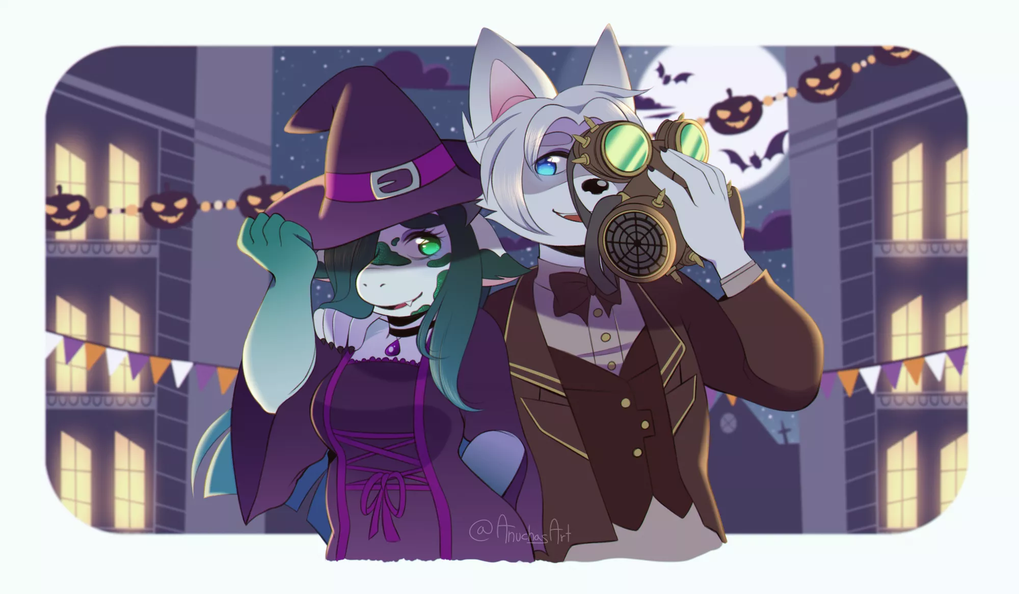 Tames & Kore Halloween comission | Comissions are open