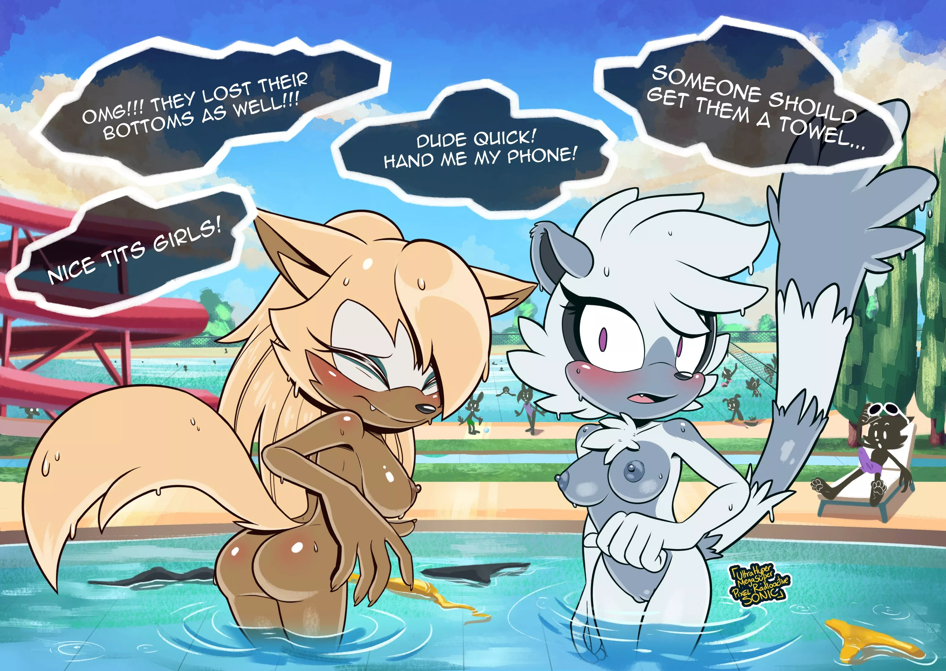 Tangle & Whisper Lose Their Bikinis (UltraHyper)