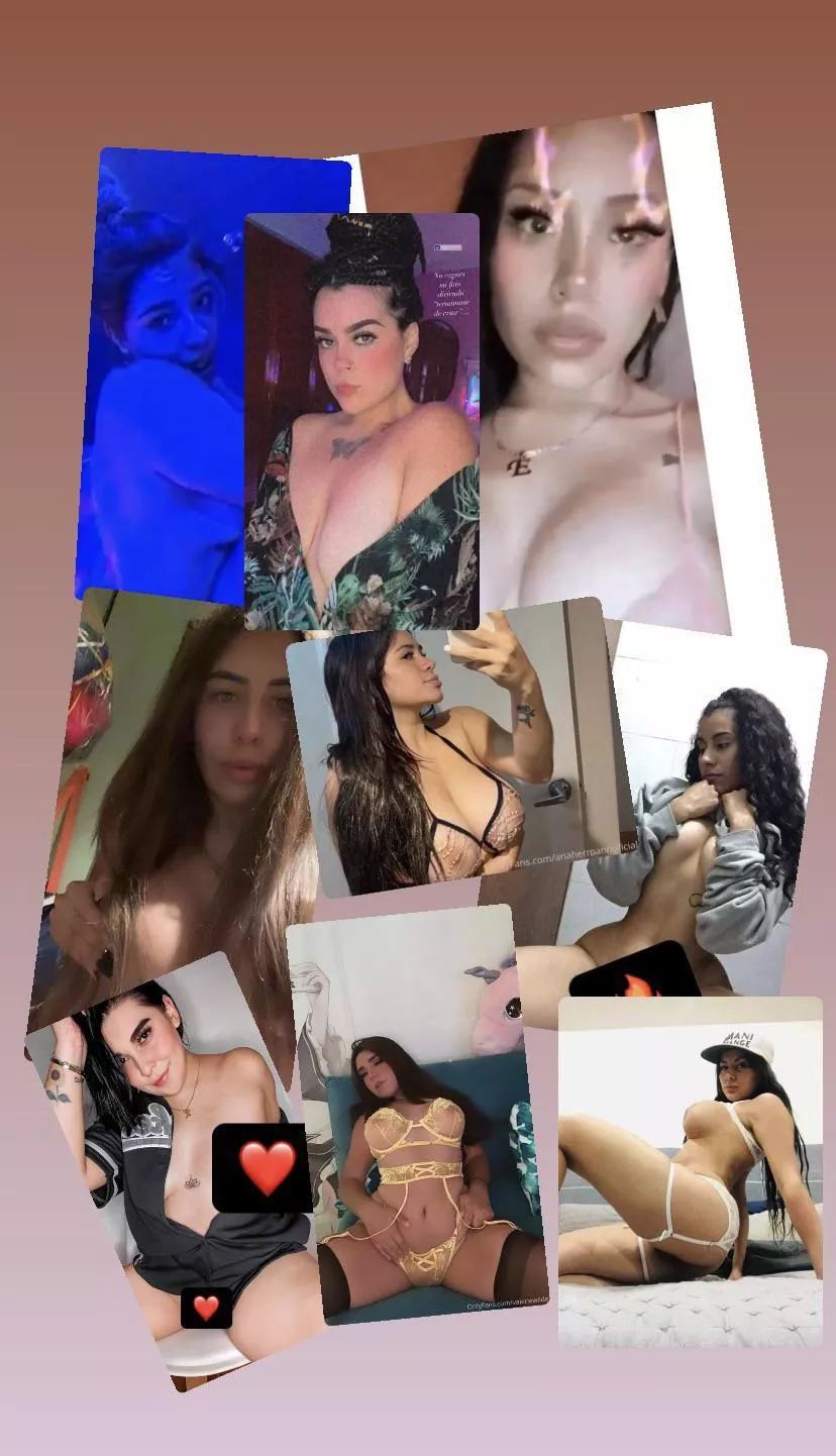 tengo de Nicolcfit, Valeria obadash, legnajmtz, luz aurora, Ana hermann, china mcqueen , Fer Sandoval, Diana arias y evy Minaj mándenme mensaje en priv