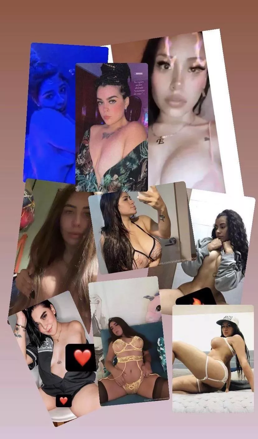 tengo de Nicolcfit, Valeria obadash, legnajmtz, luz aurora, Ana hermann, china mcqueen , Fer Sandoval, Diana arias y evy Minaj mÃ¡ndenme mensaje en priv