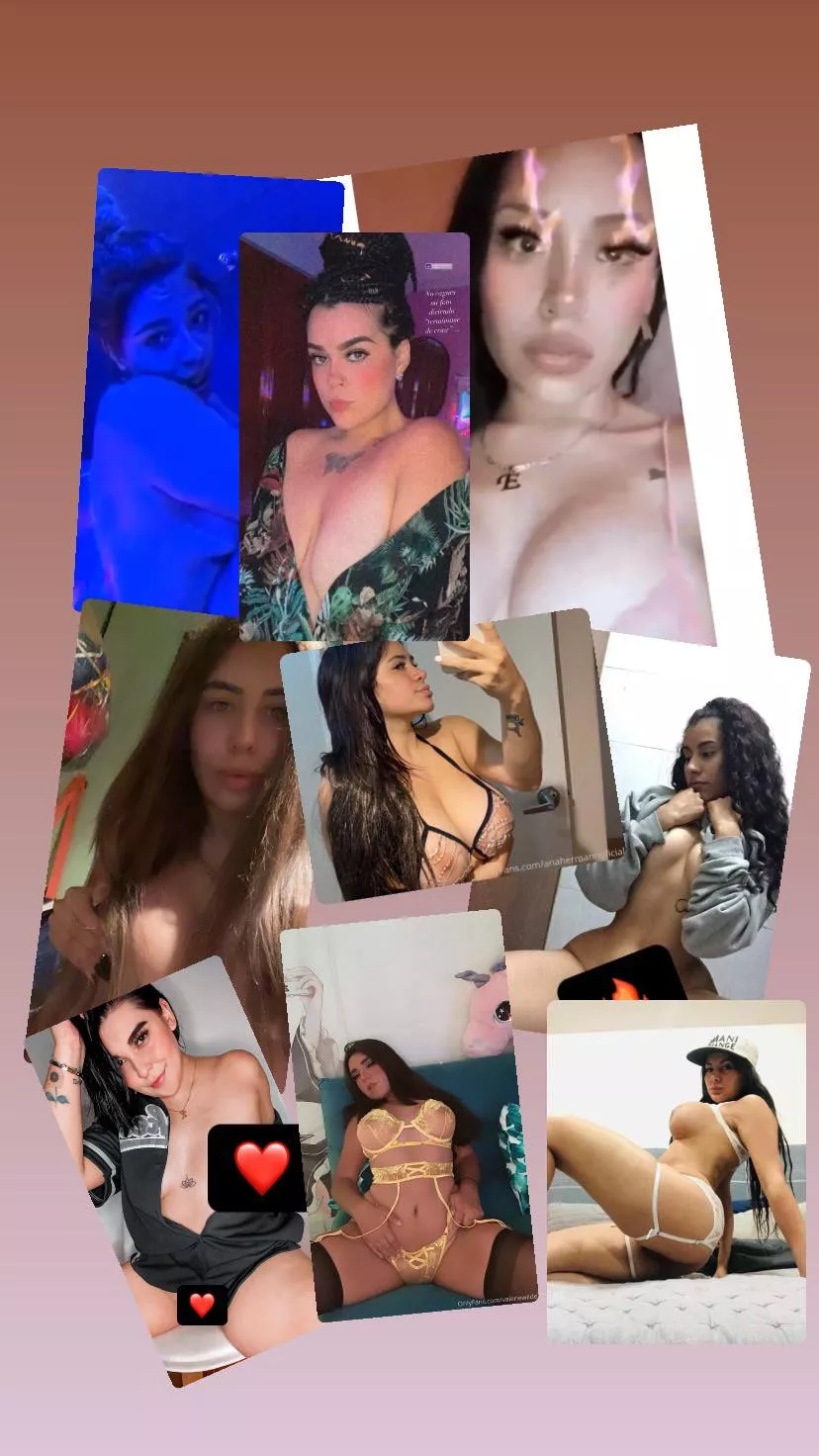 tengo de Nicolcfit, Valeria obadash, legnajmtz, luz aurora, Ana hermann, china mcqueen , Fer Sandoval, Diana arias y evy Minaj mándenme mensaje en priv