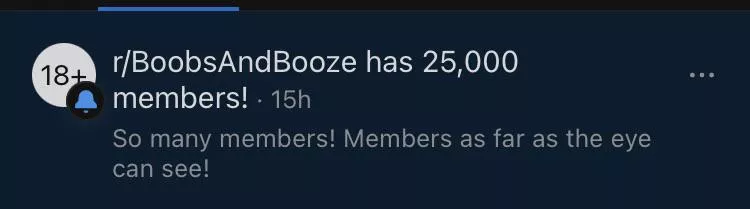 Thanks Boobs And Boozers for keeping this subreddit Boozy and Boobsy 😎