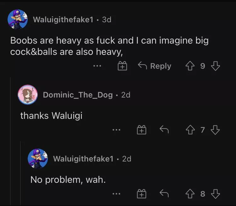 thanks waluigi