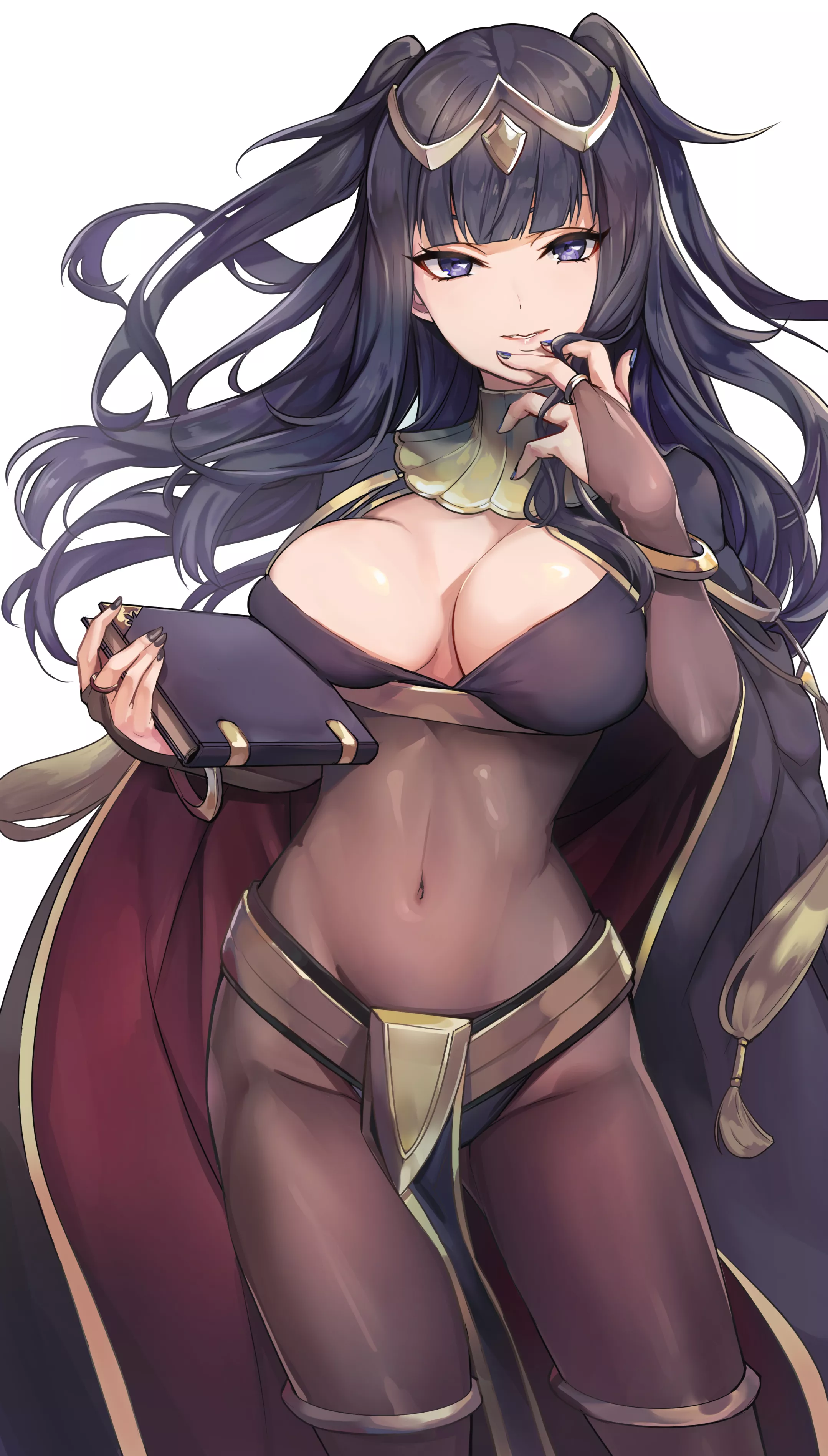 Tharja Playing With Her Hair (Kokouno Oyazi ) [Fire Emblem]