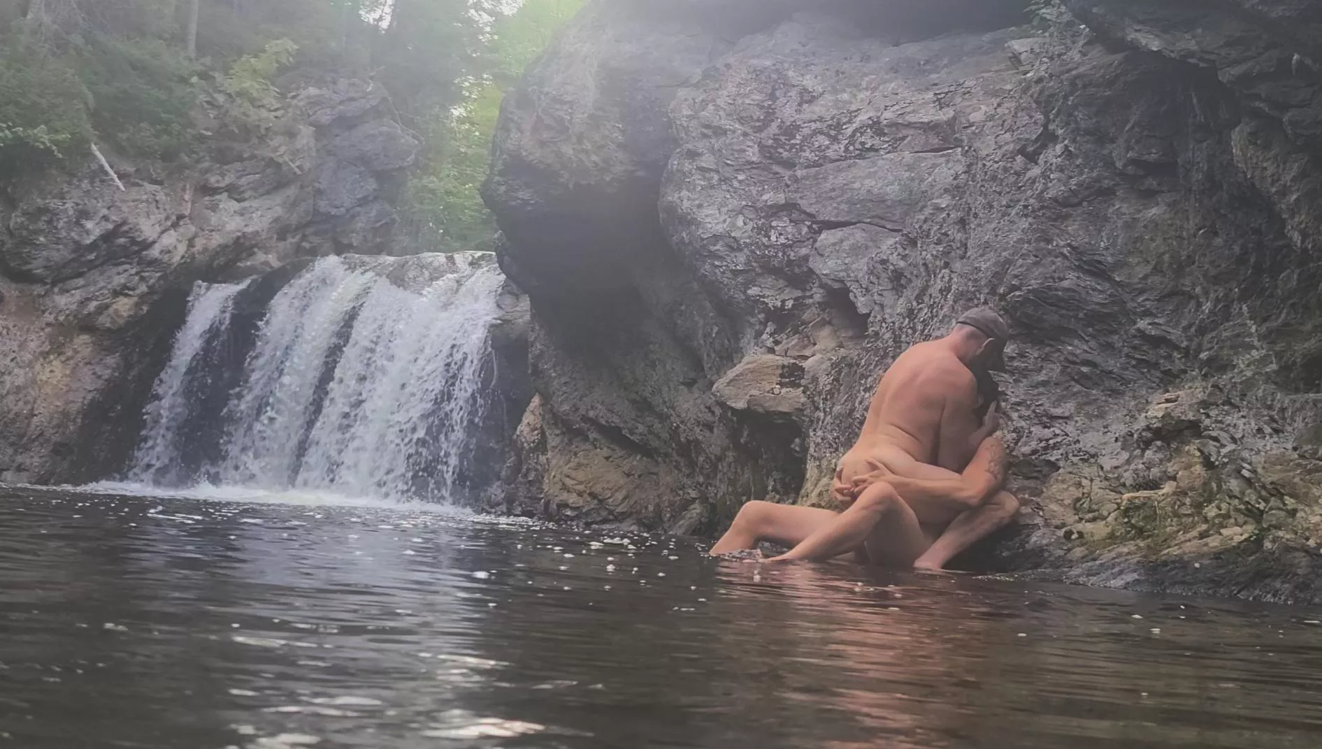 That time we got baked and fucked by the waterfall