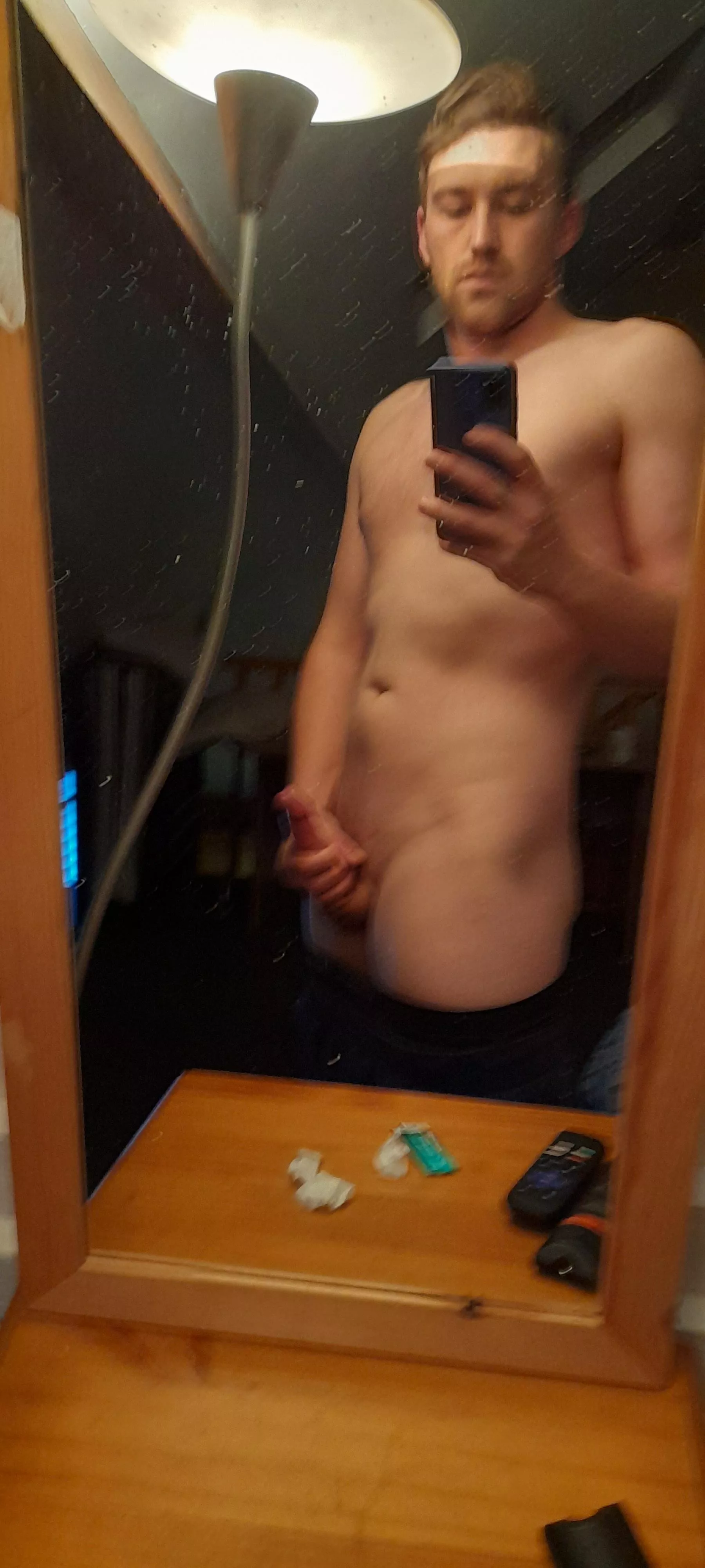 The Dad bod is coming along nicely...(m)