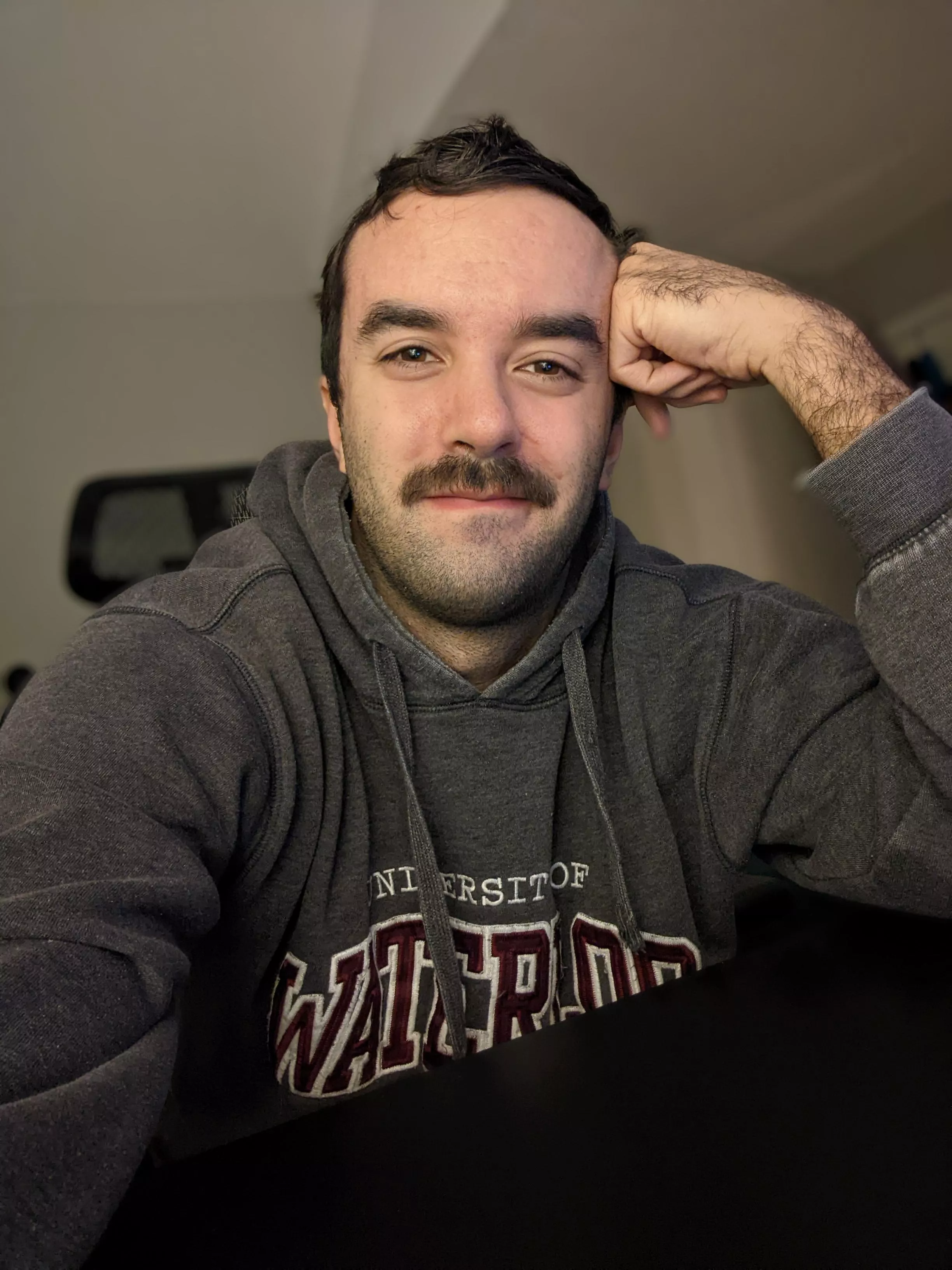 The final moustache look from Movember. I'm ready to shave this off