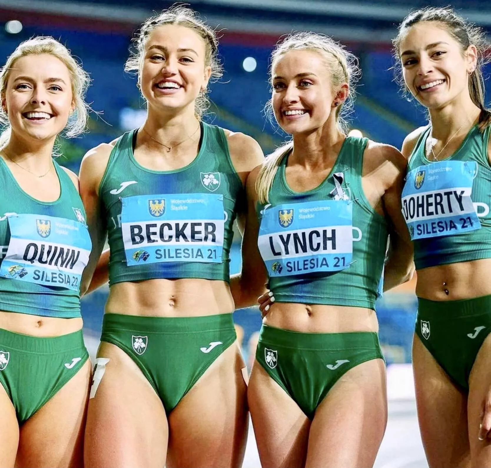 The Irish women sprint team is so streamlined!