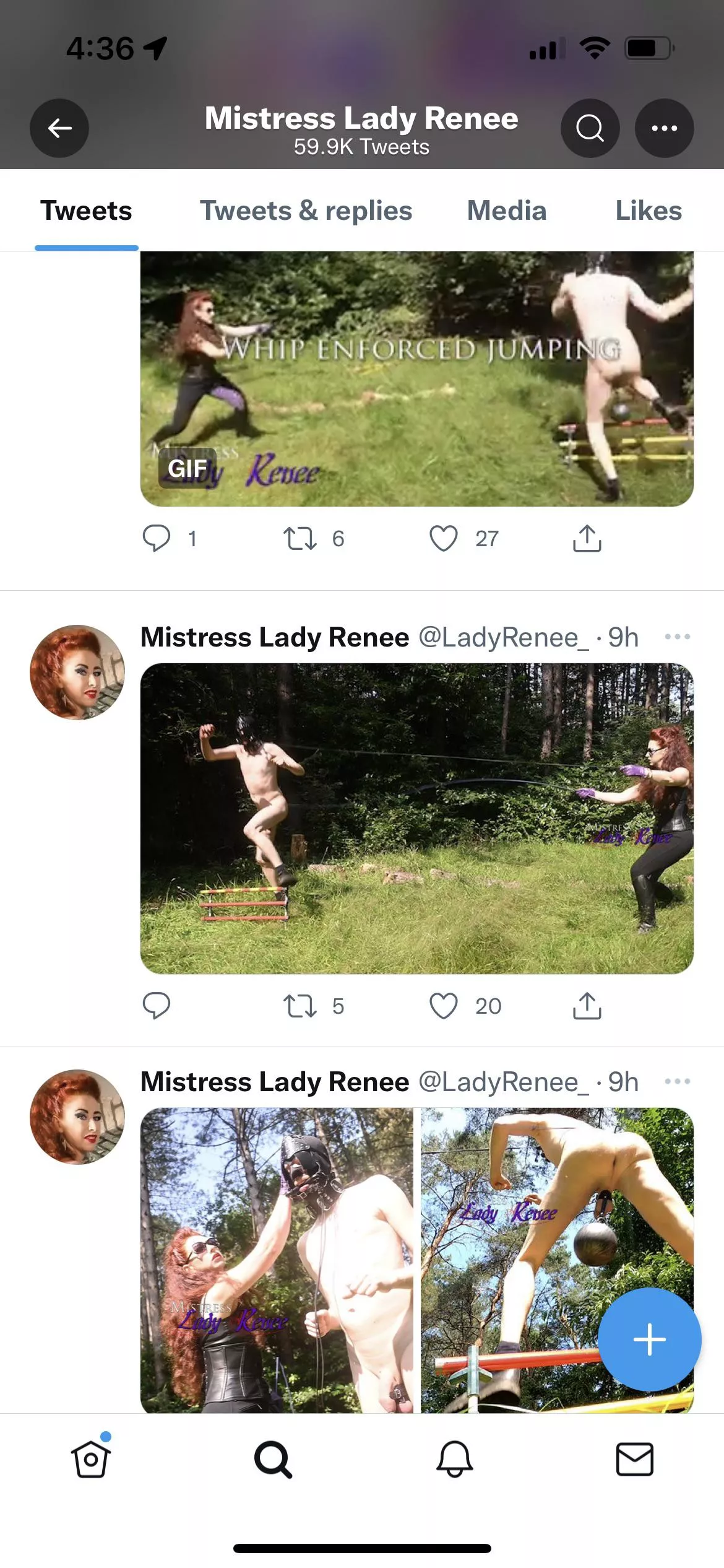 The kind of ballbusting I enjoy the most, unique. Imagine the yanks as he is forced to jump!! @LadyRenee_ on twitter never disappoints!