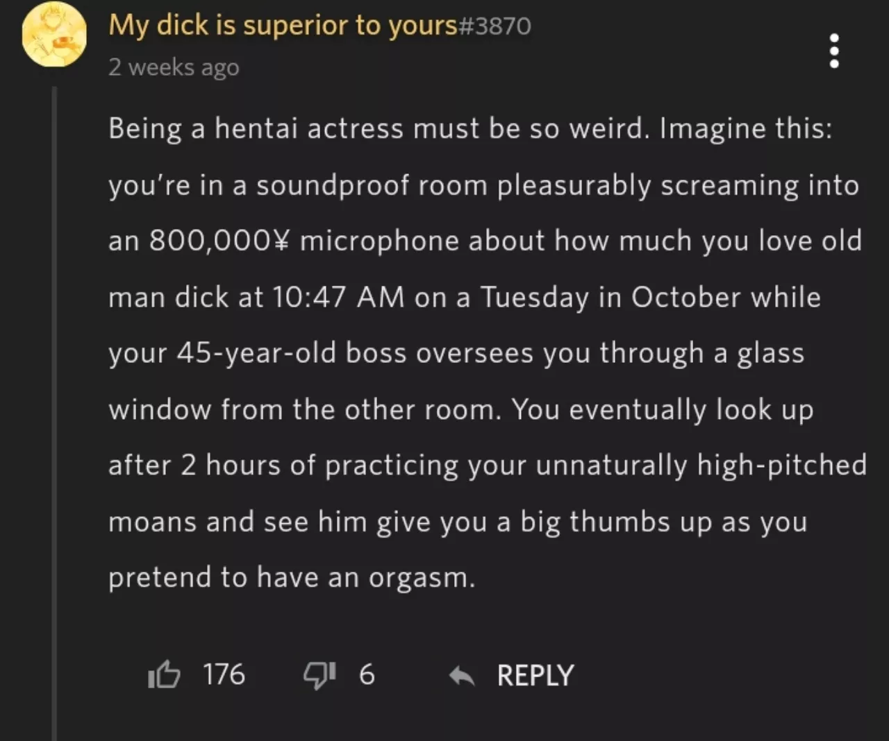 The life of a hentai actress