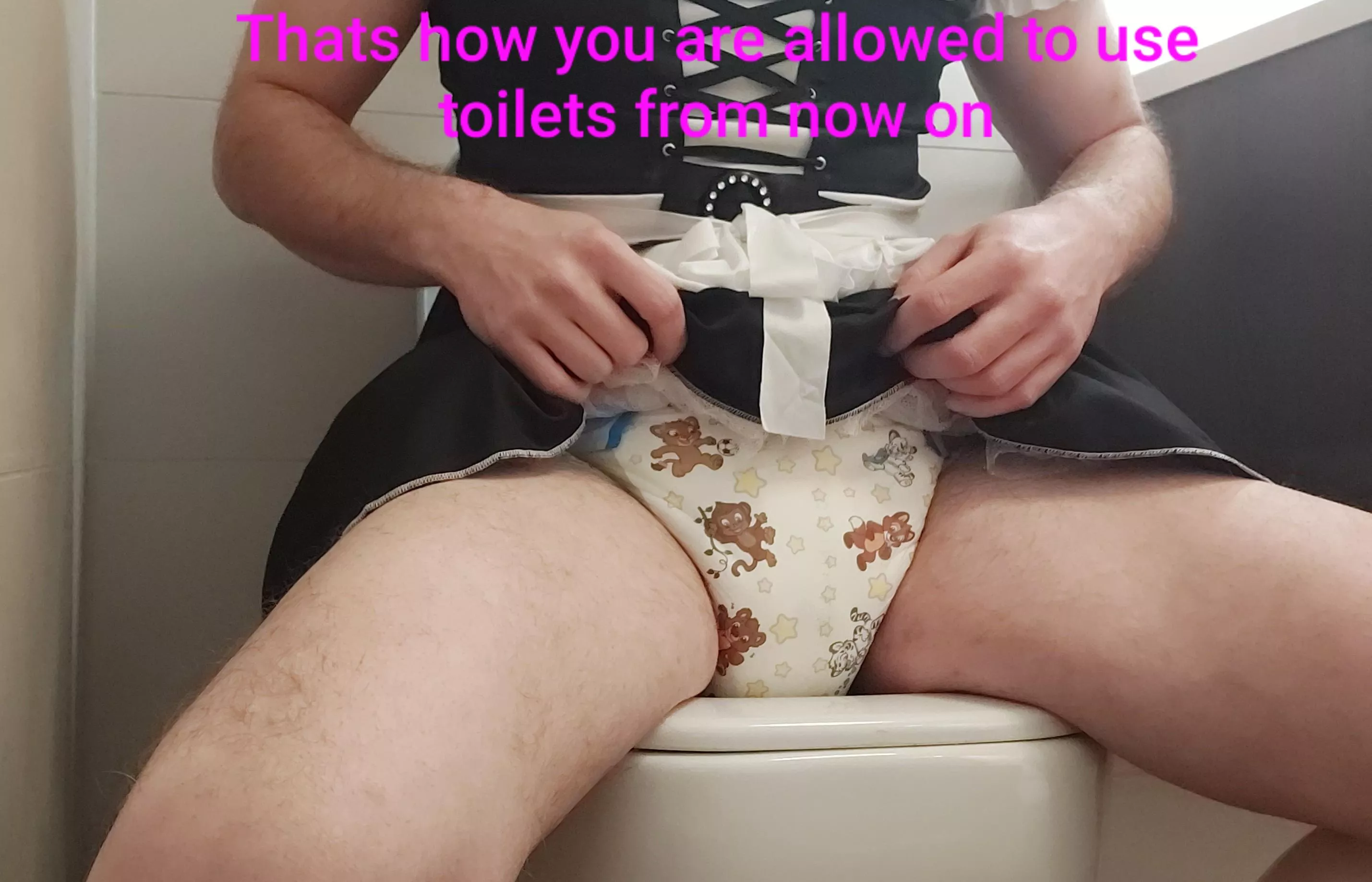 The only way for a sissy bitch