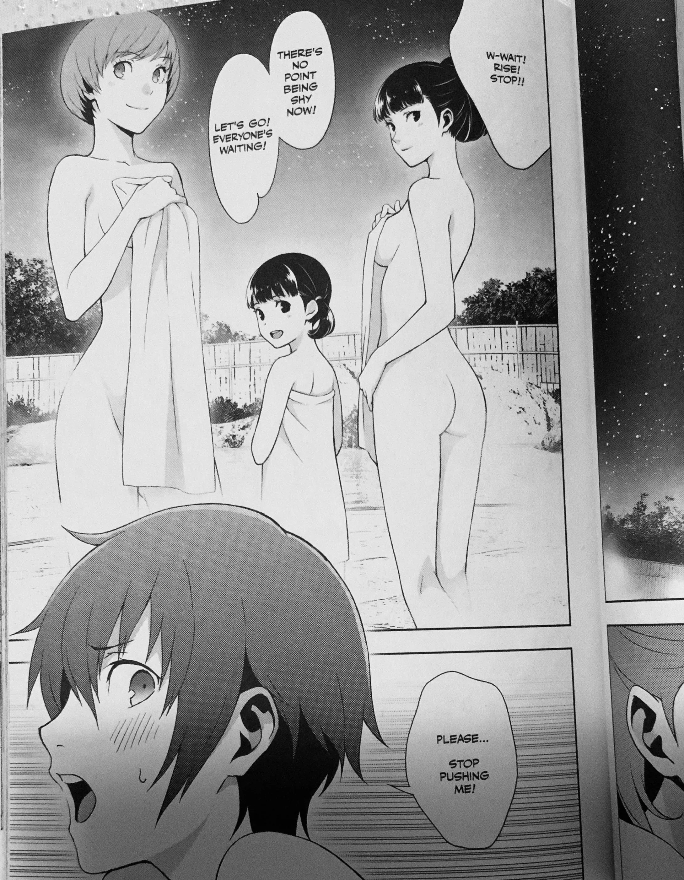 The P4 manga just straight up giving us Yukiko ass