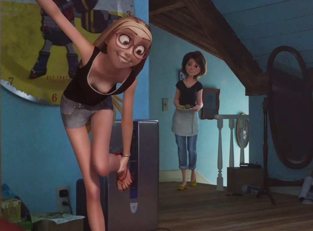 The rejected scene. Honey Lemon, Cass Hamada (Rastifan) [Big Hero 6, Disney]