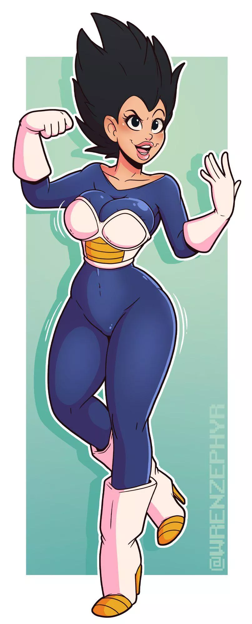 The Saiyan Queen Vegeta [Male â€”> Female] by Wren Zephyr