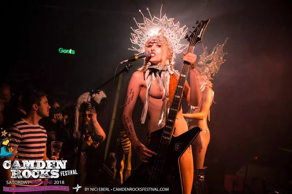 The SoapGirls at Camden Rocks Festival 2018.