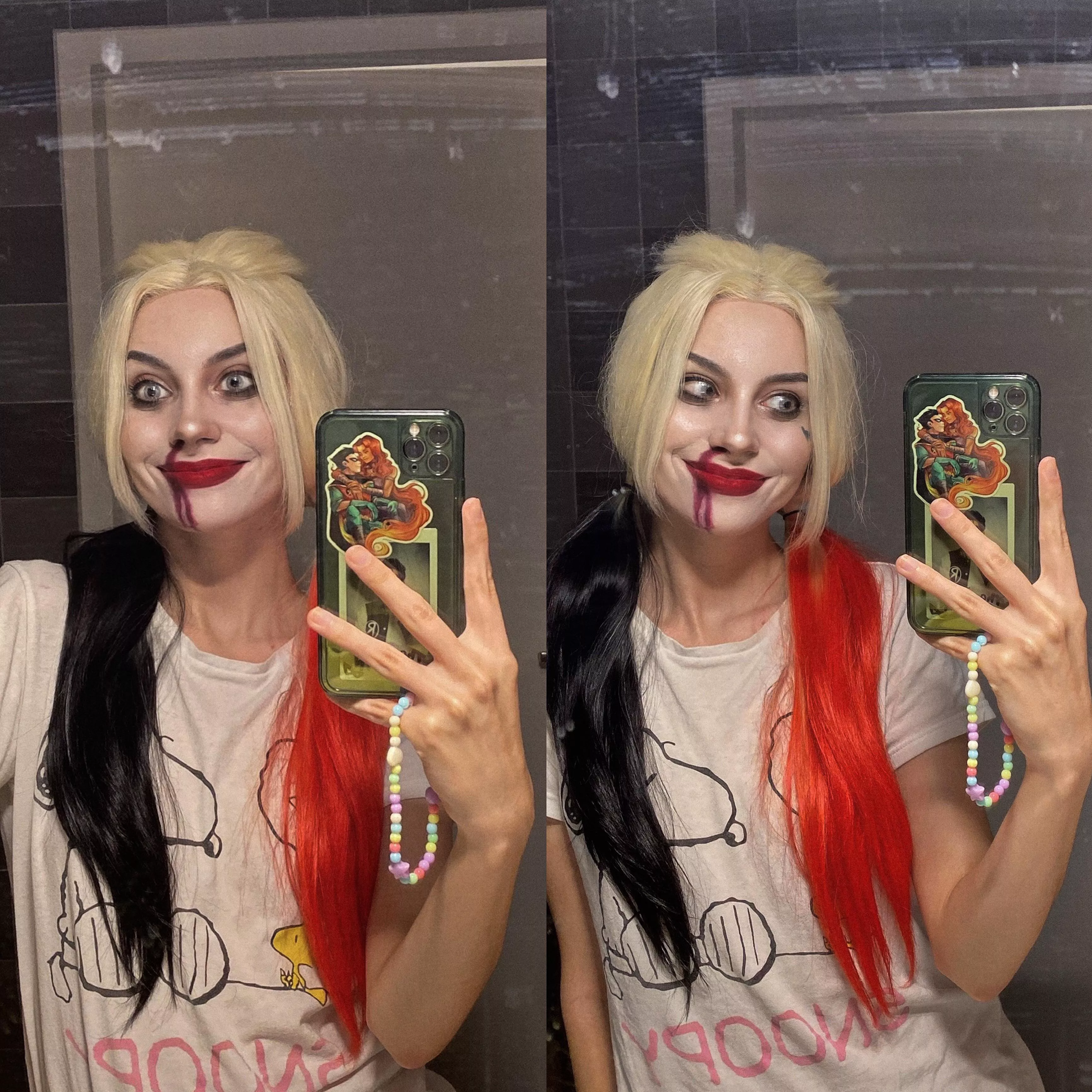 The Suicide Squad Harley Quinn (makeup test) by martycipher