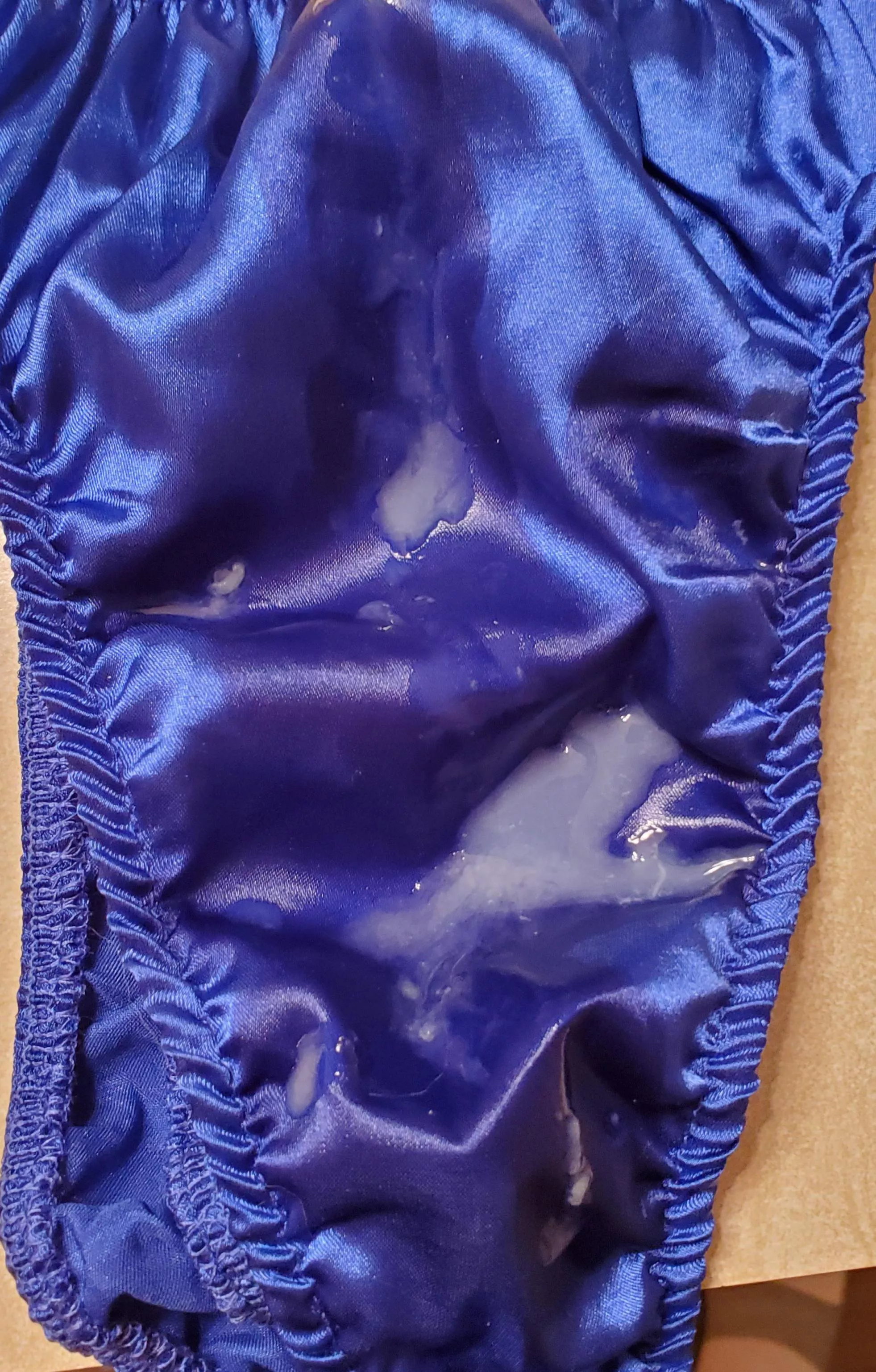 The wife's lover came all over my panties and made me take them off to lick it all up. Mmmm delicious ðŸ˜‹