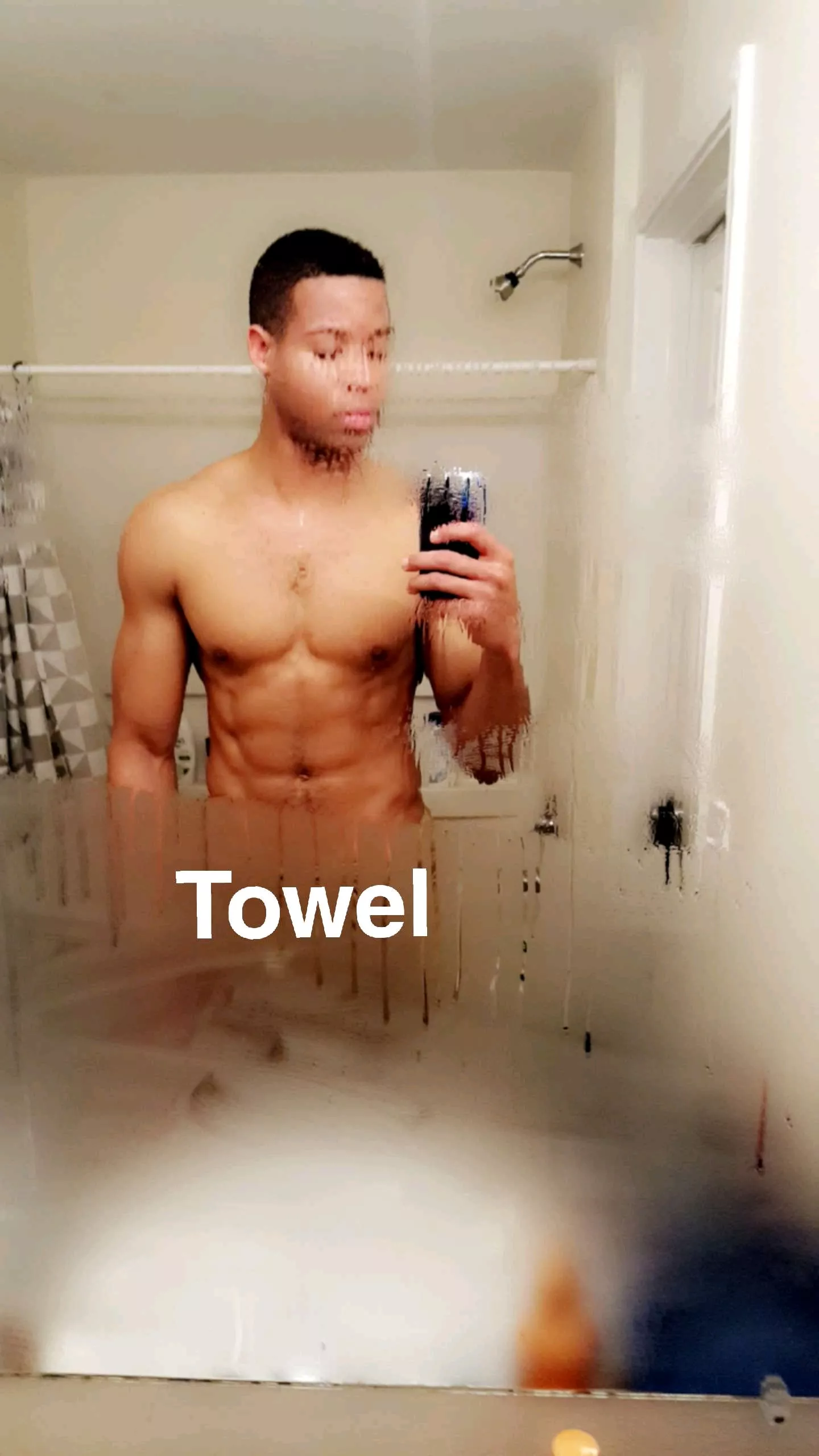 there's definitely a towel