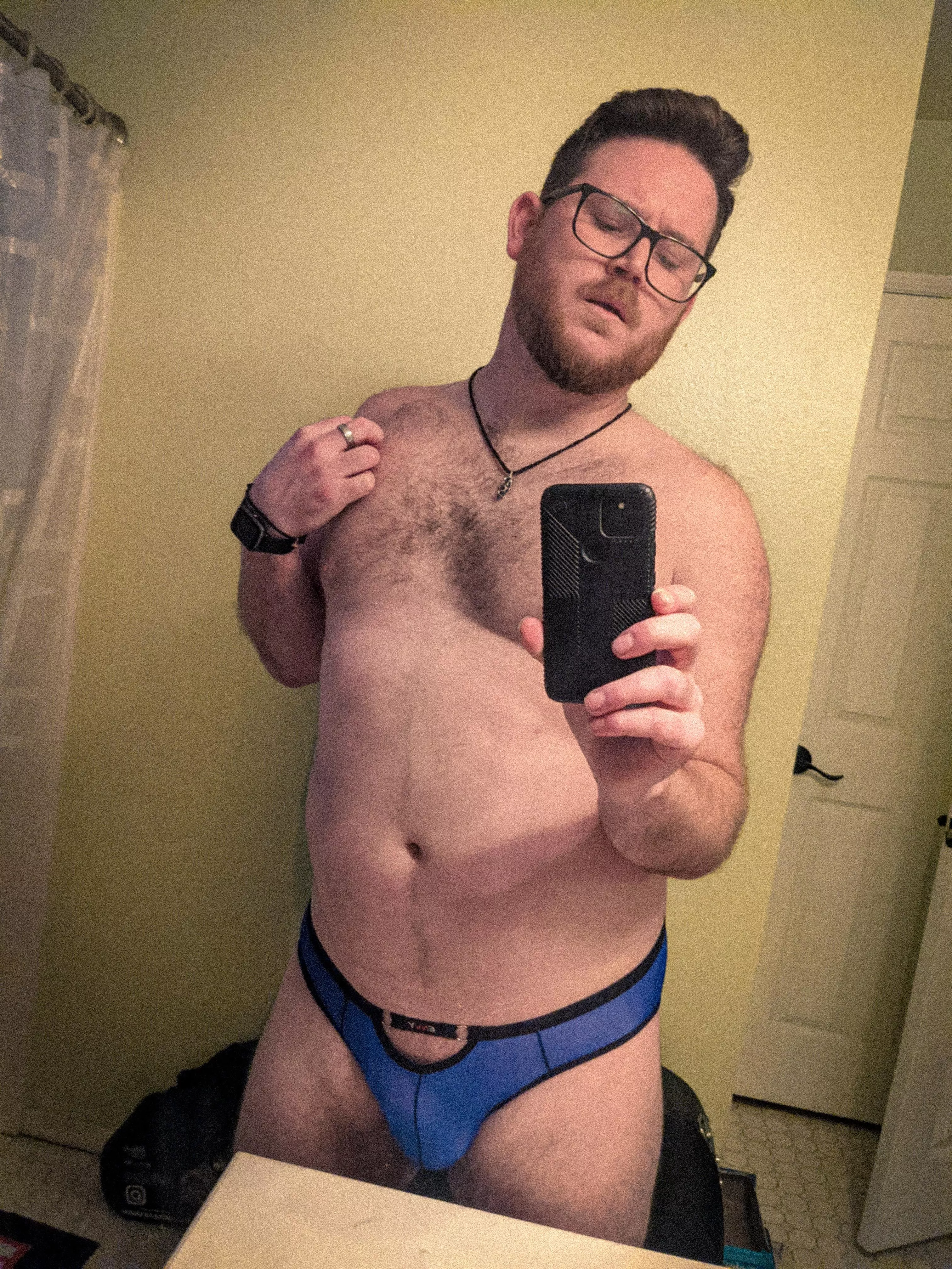 These New Undies Show Off My Bear....💙 (Self)