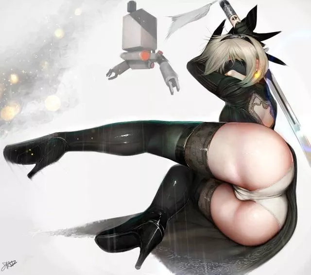 Thicc Cyber Thighs [nier Automata]