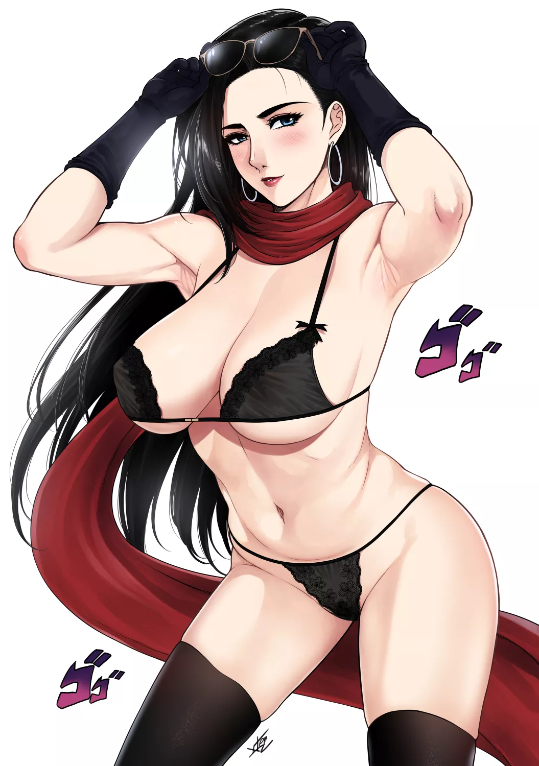 Thicc thighs of lisa lisa from jojo part 2