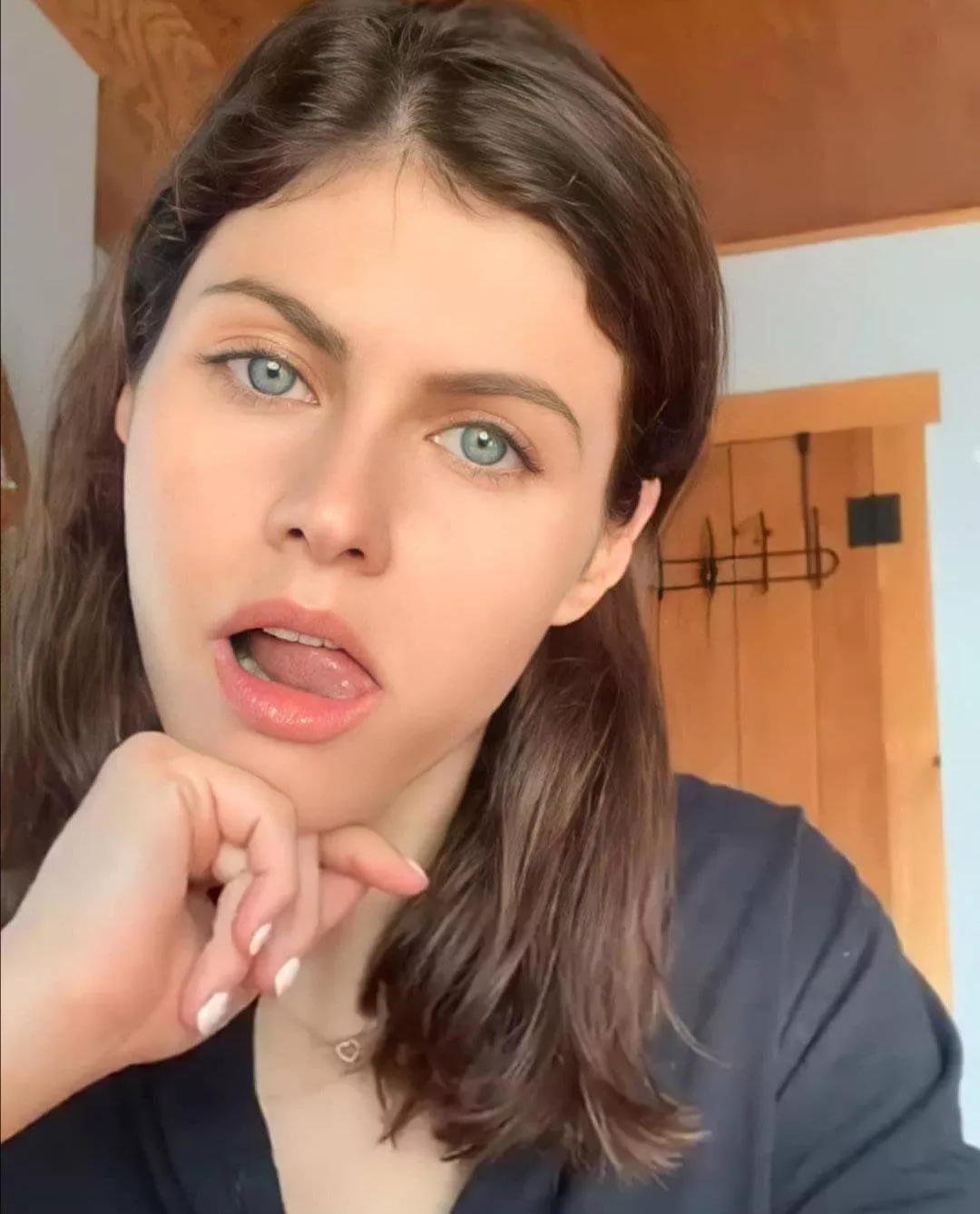 Think our Alexandra Daddario is teasing us?