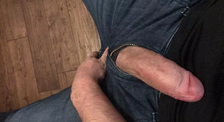 This camera angle is ridiculous! But so is my cock