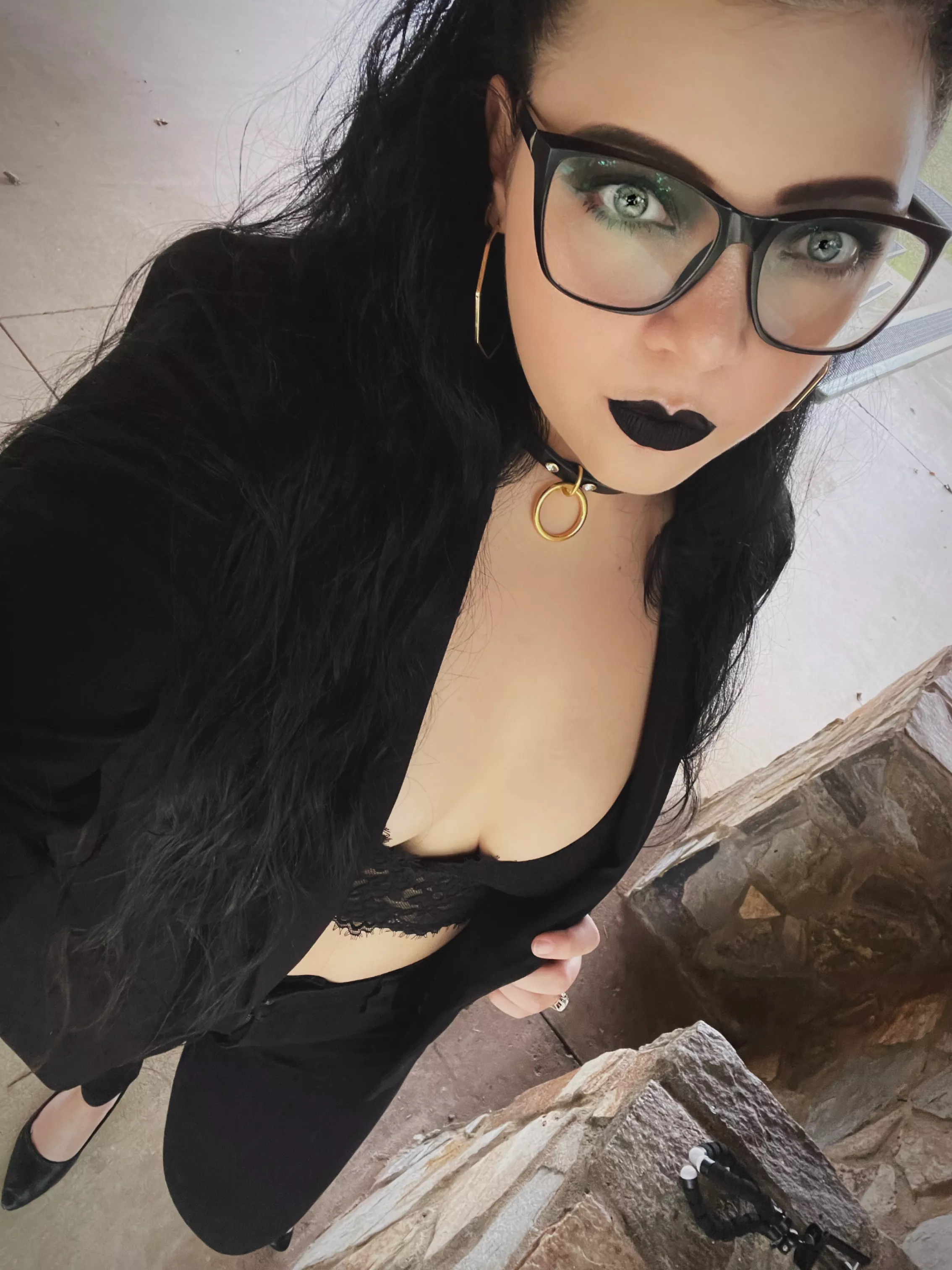 This goth librarian doesn't mind getting loud in the library