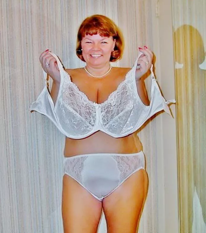 This Granny Cannot Wait to Show What’s Under Her Sexy Lace Brassiere