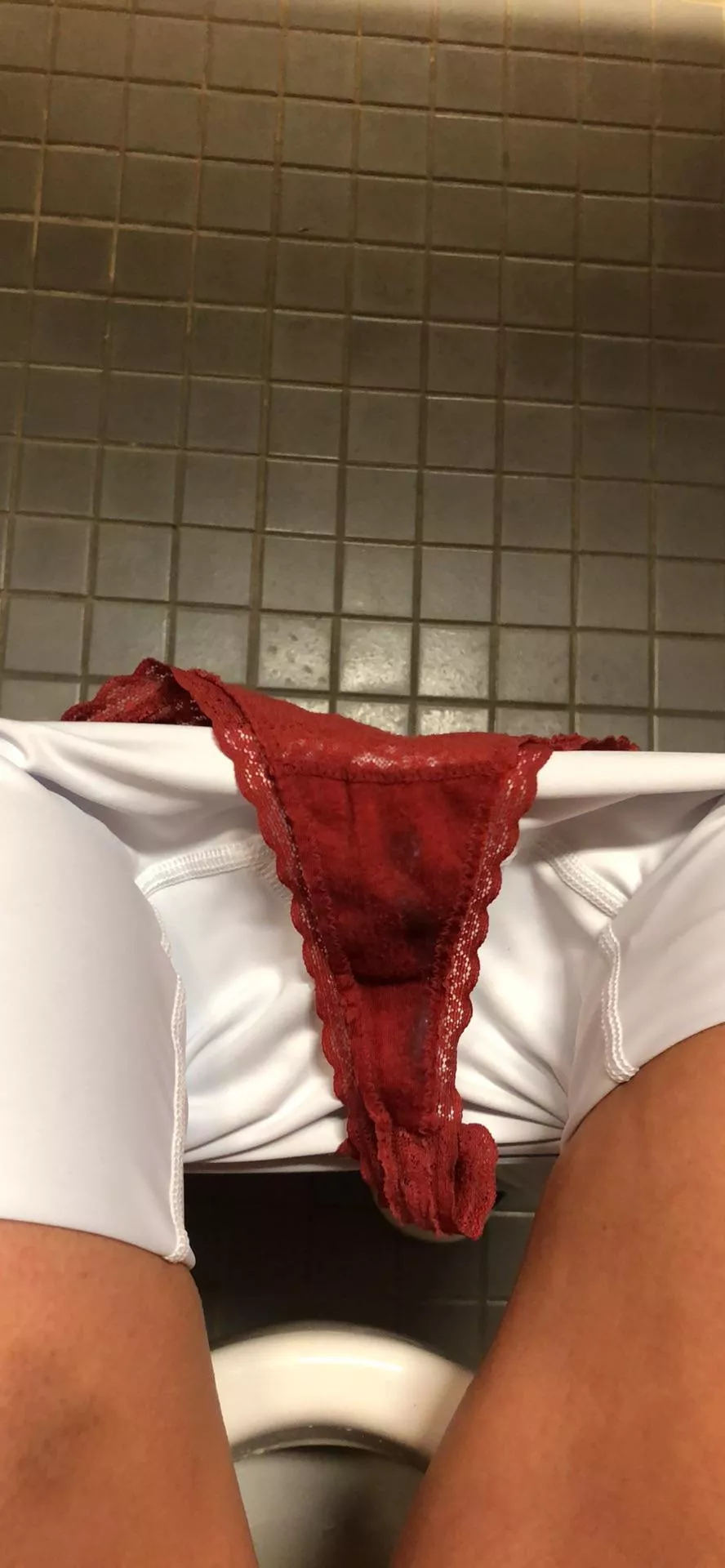 This is what my panties look like after meeting a potential bull!🥰