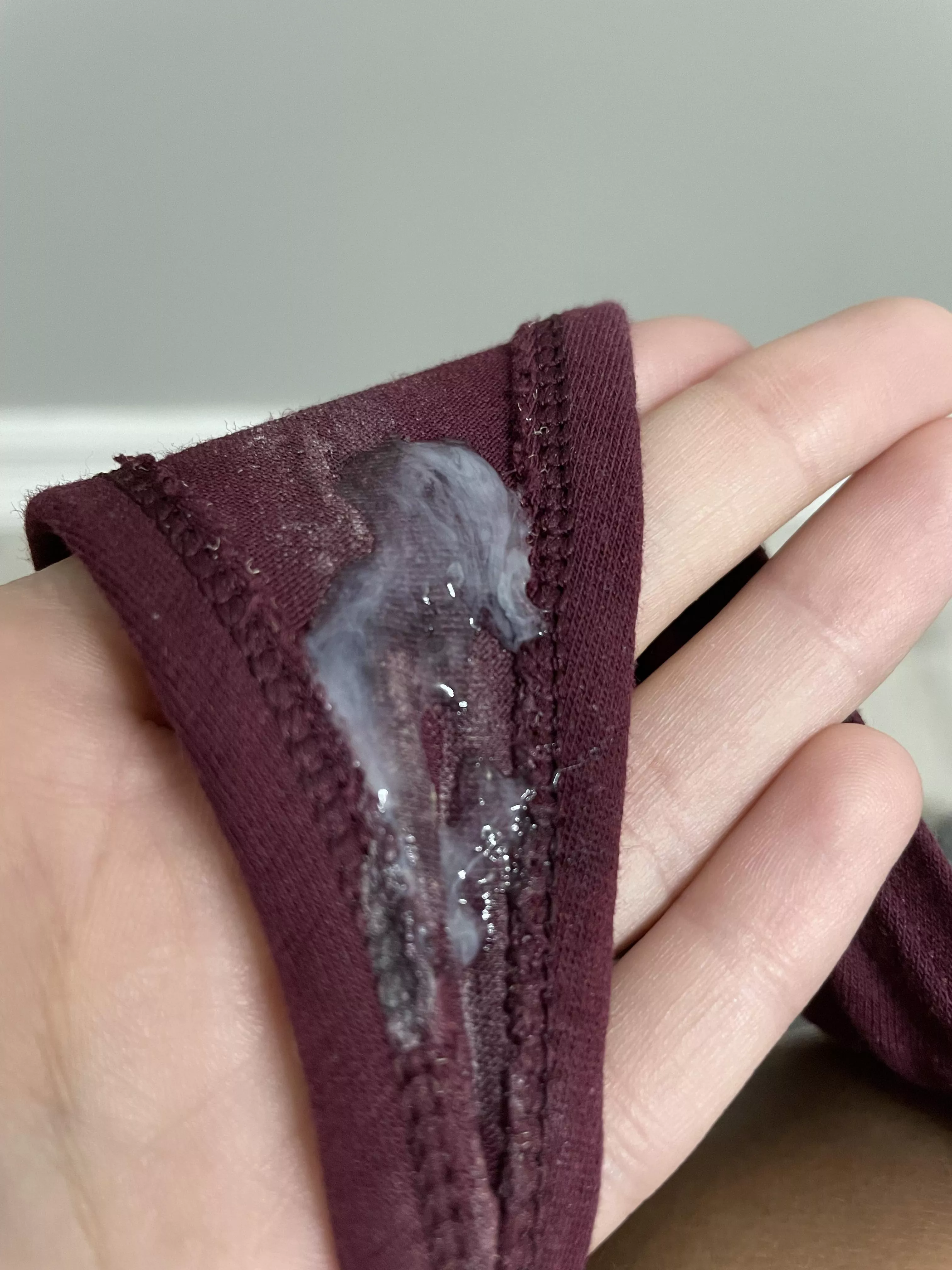 This just happened, which means that extra creamy time of the month is coming. Don’t wait! Ovulation panties ❤️