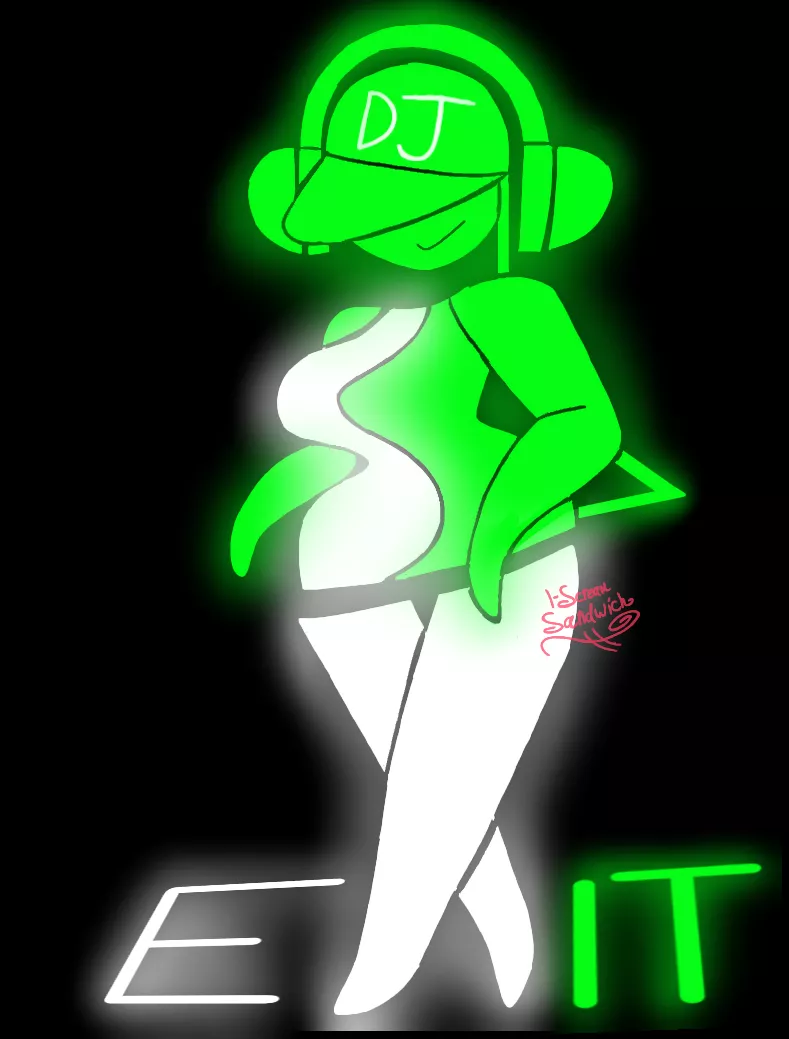 Thought I would make fan art of everyone's favorite exit sign, DJ Exit