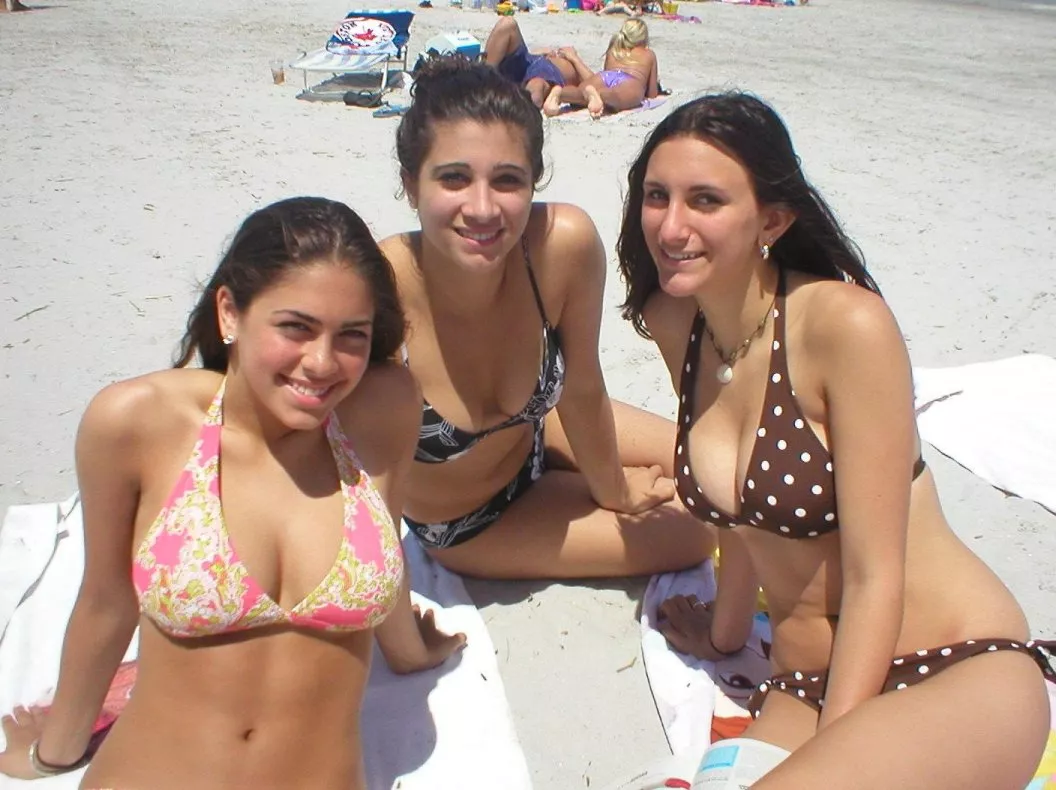 Three girl on the beach...