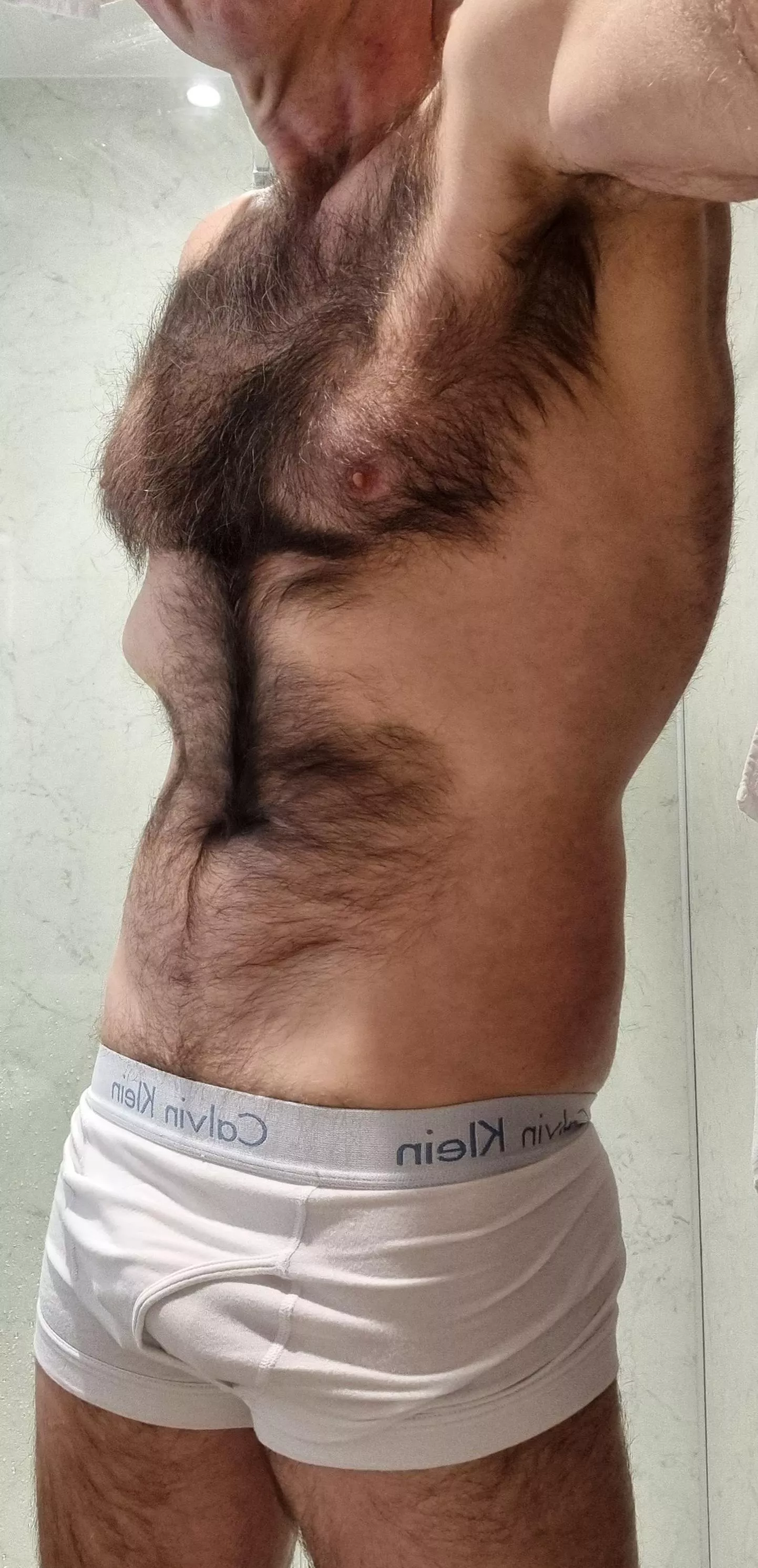 Thursday's furry chest 🐻