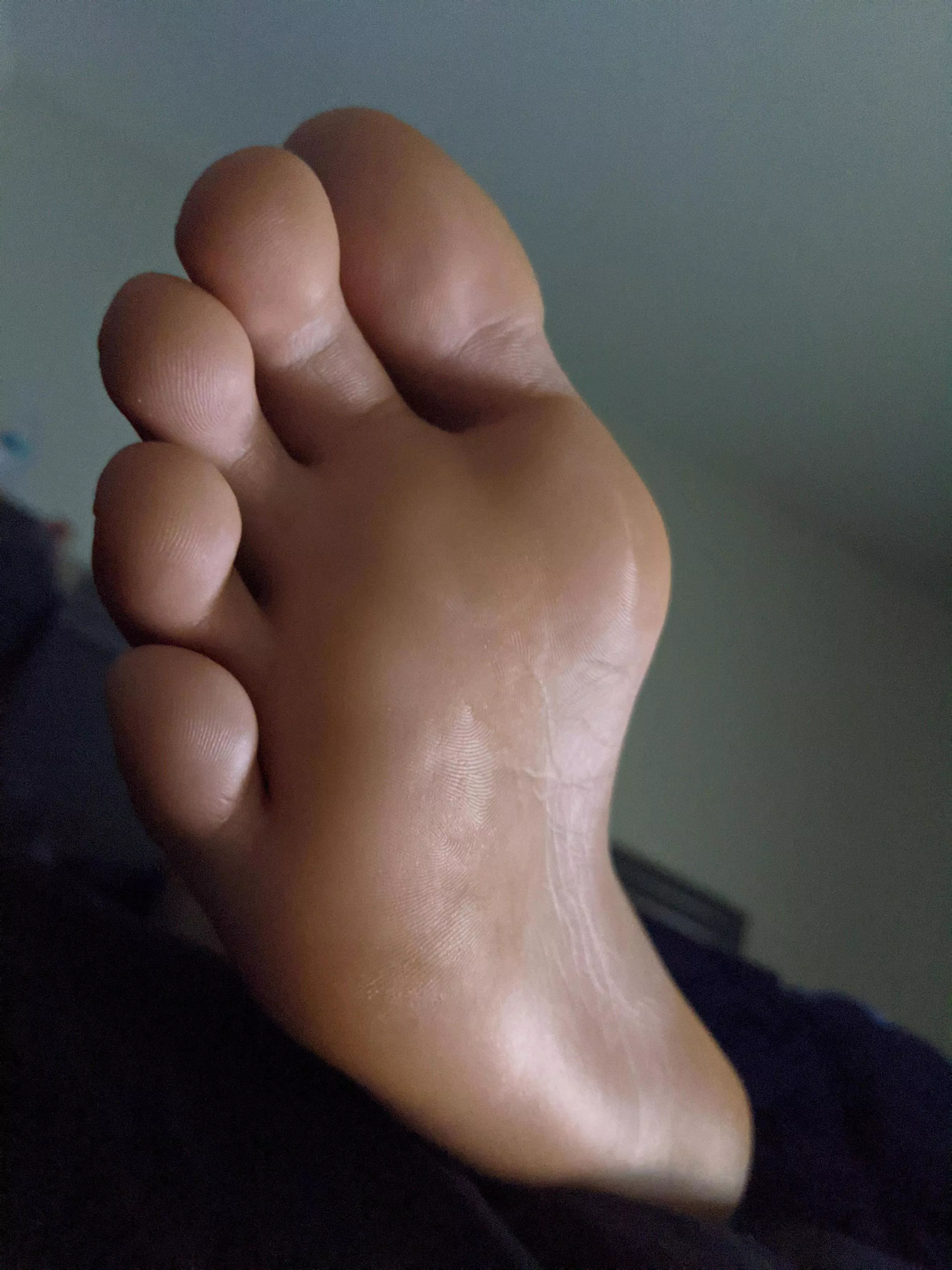 Ticklish bare sole!