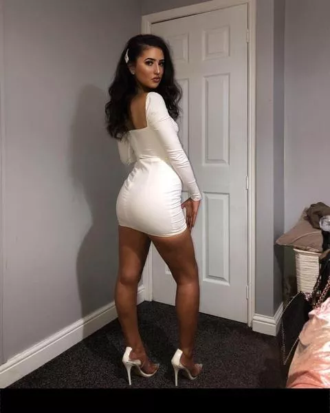 Tigh White Booty Dress