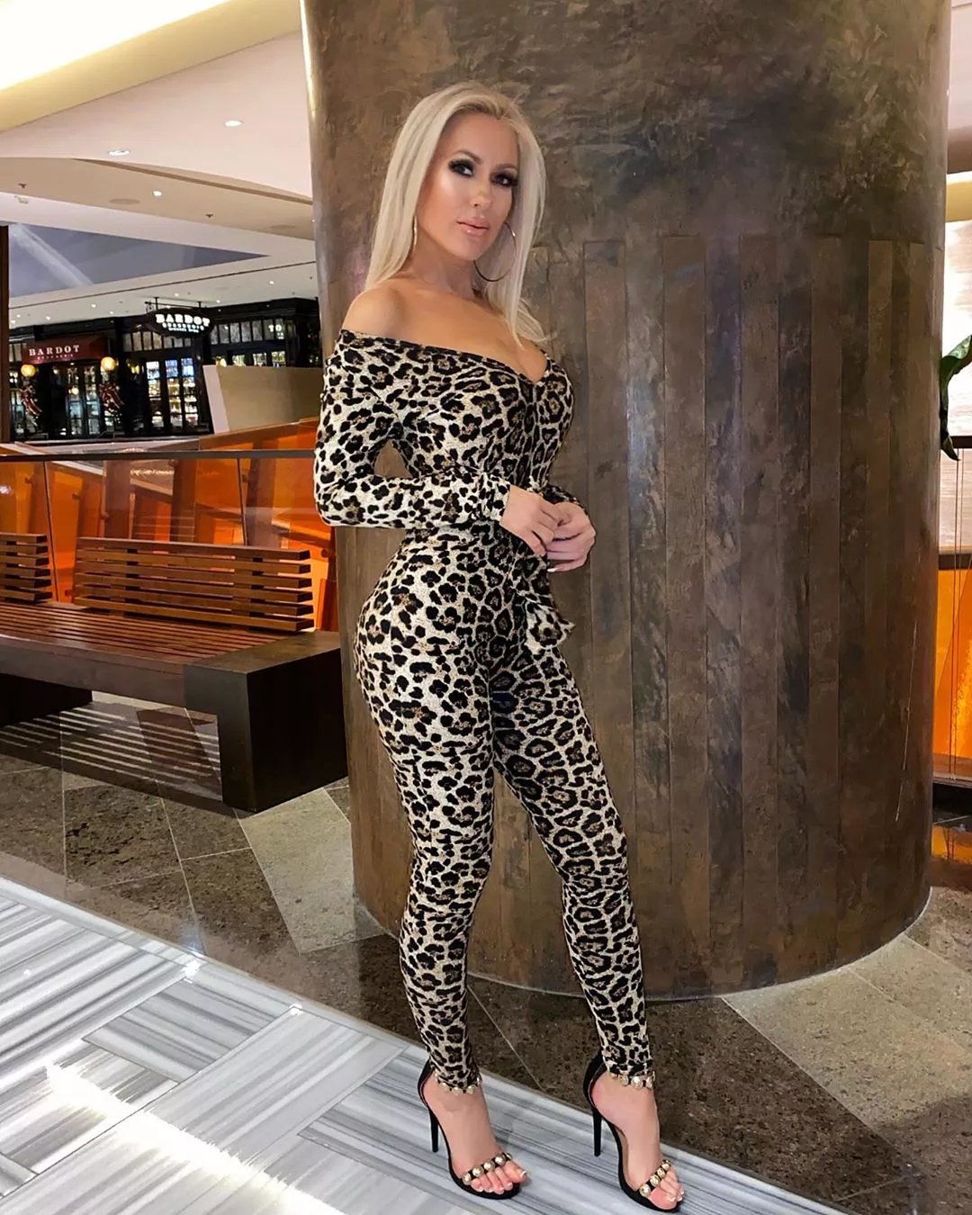 Tight Leopard Jumpsuit