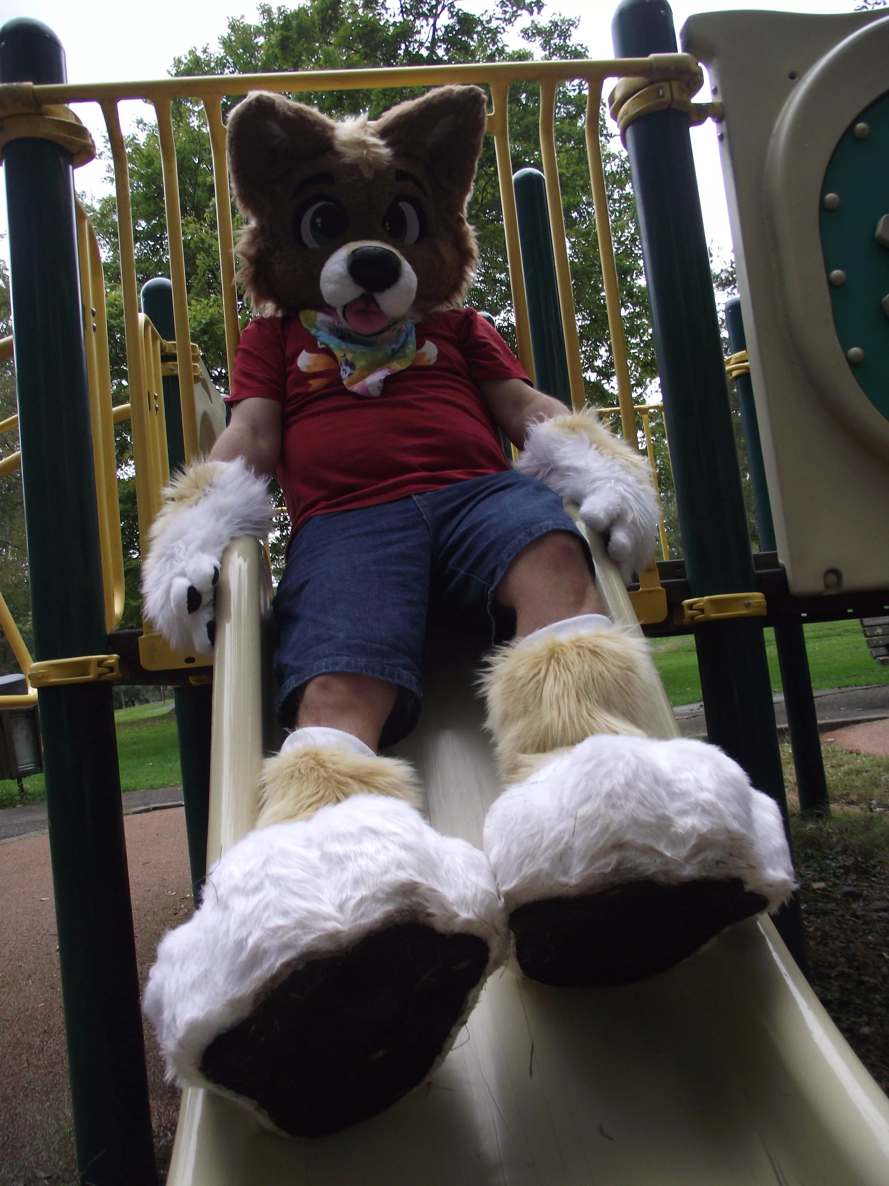 Time to slide into Fursuit Friday! Pic taken by Icywaterpupper