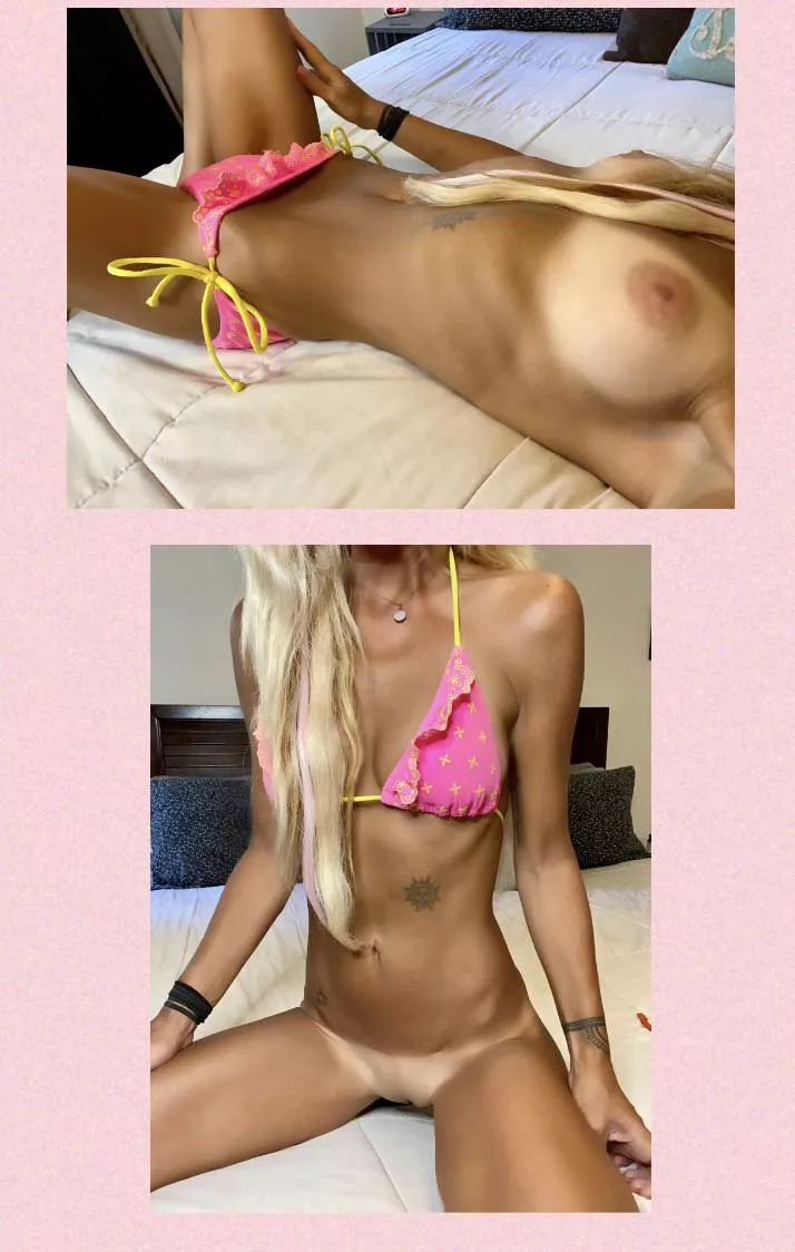 Tiny little blonde submissive beach girl that posts pics and videos daily ðŸ˜œðŸ˜ˆ