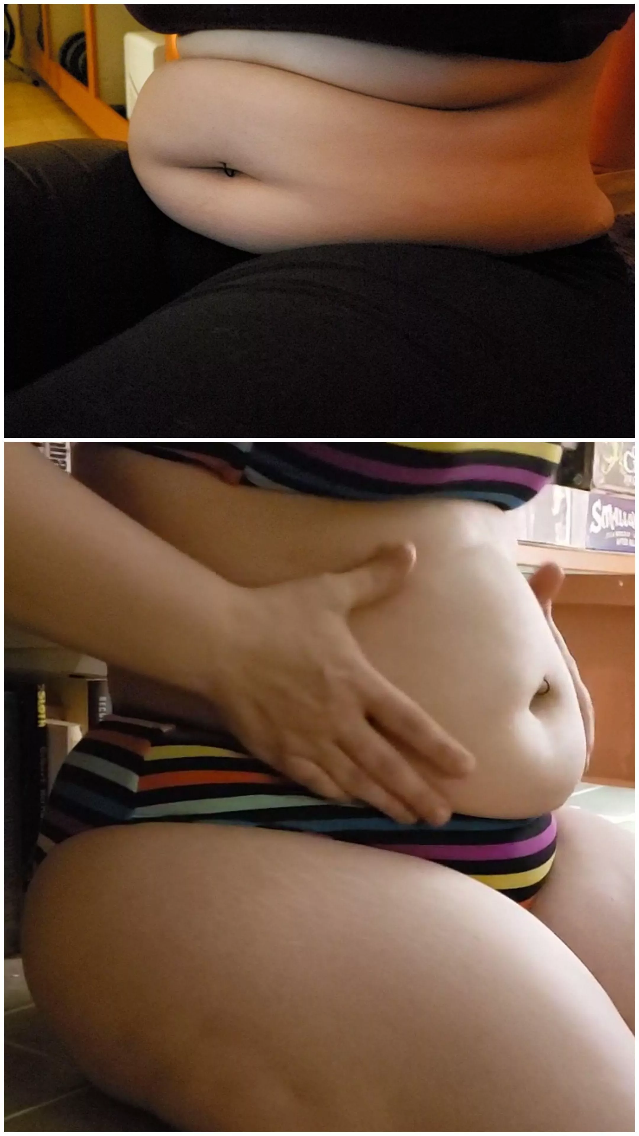 Tips for bigger belly? Almost everything goes to my ass. ðŸ¤£