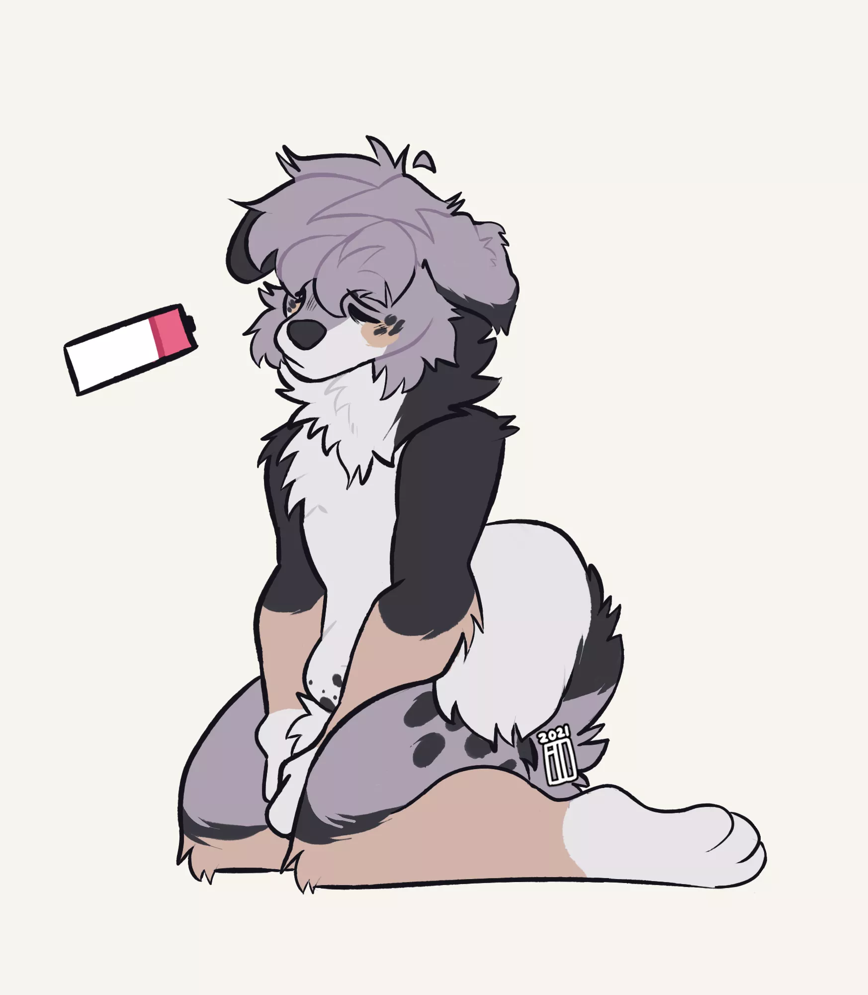 Tired//art by me @flowfells on Twitter