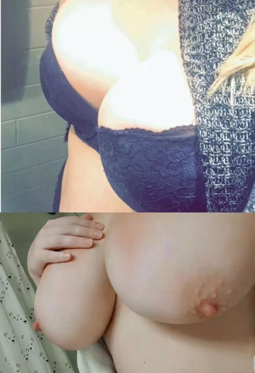 Tits at work, and at home