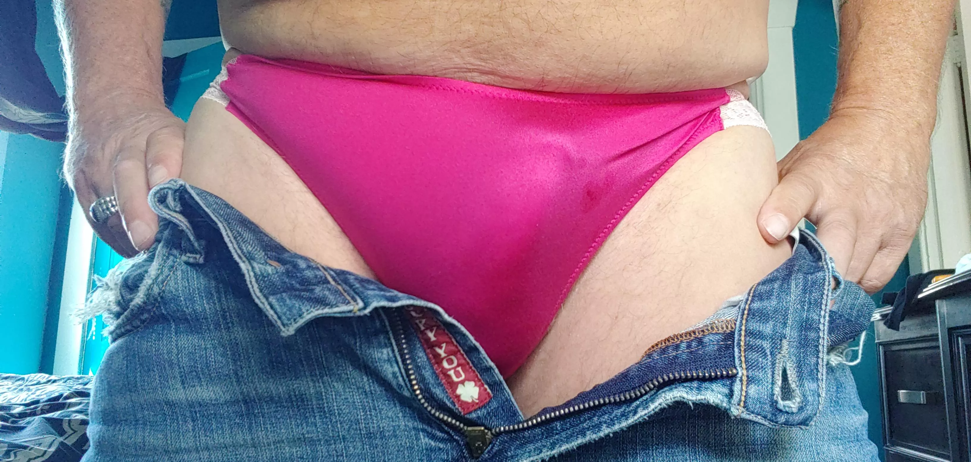 Today I'm wearing pink.