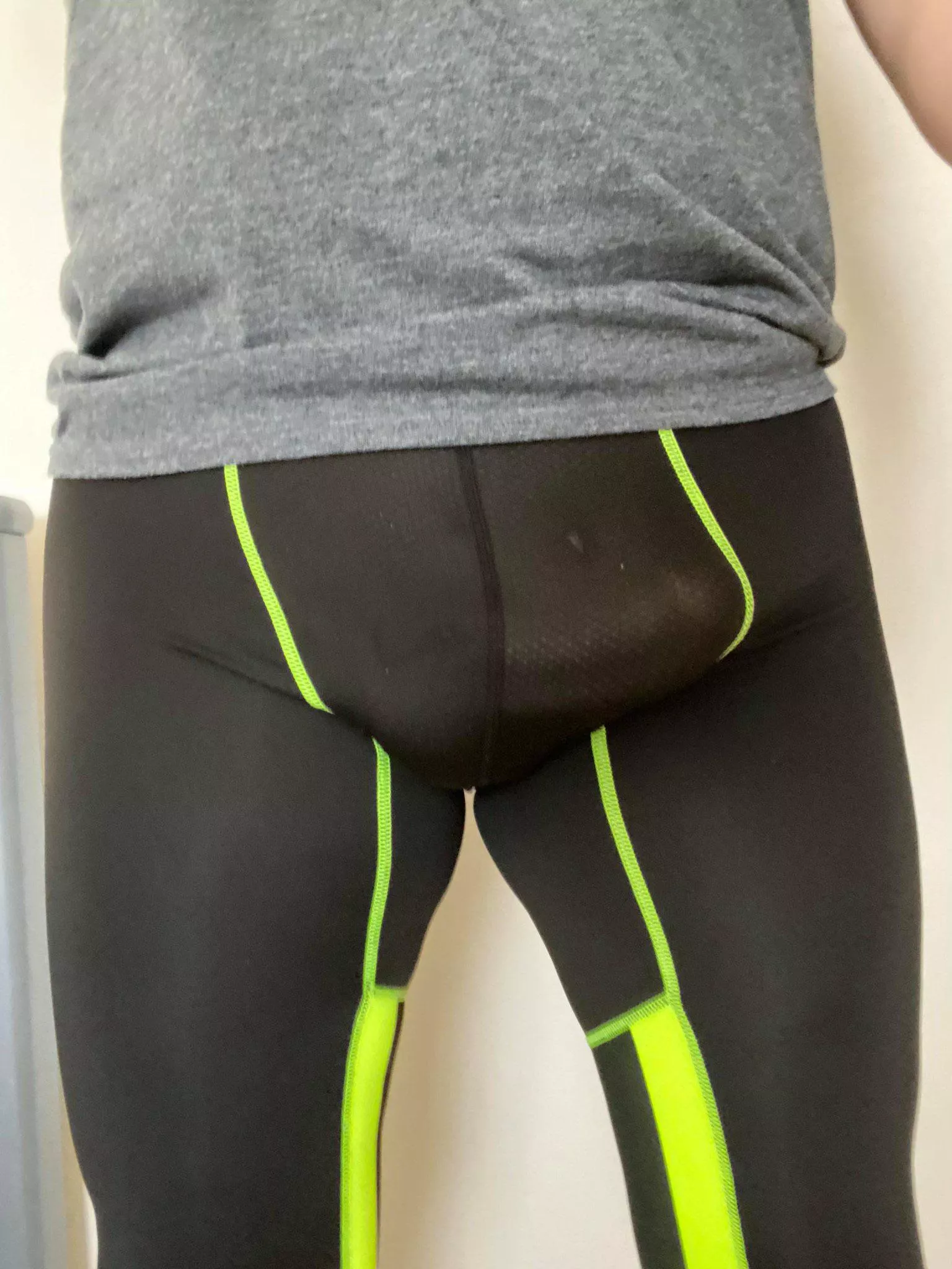 Todays choice on lycra for running errands and visiting a friend is.... 😜🍆😇