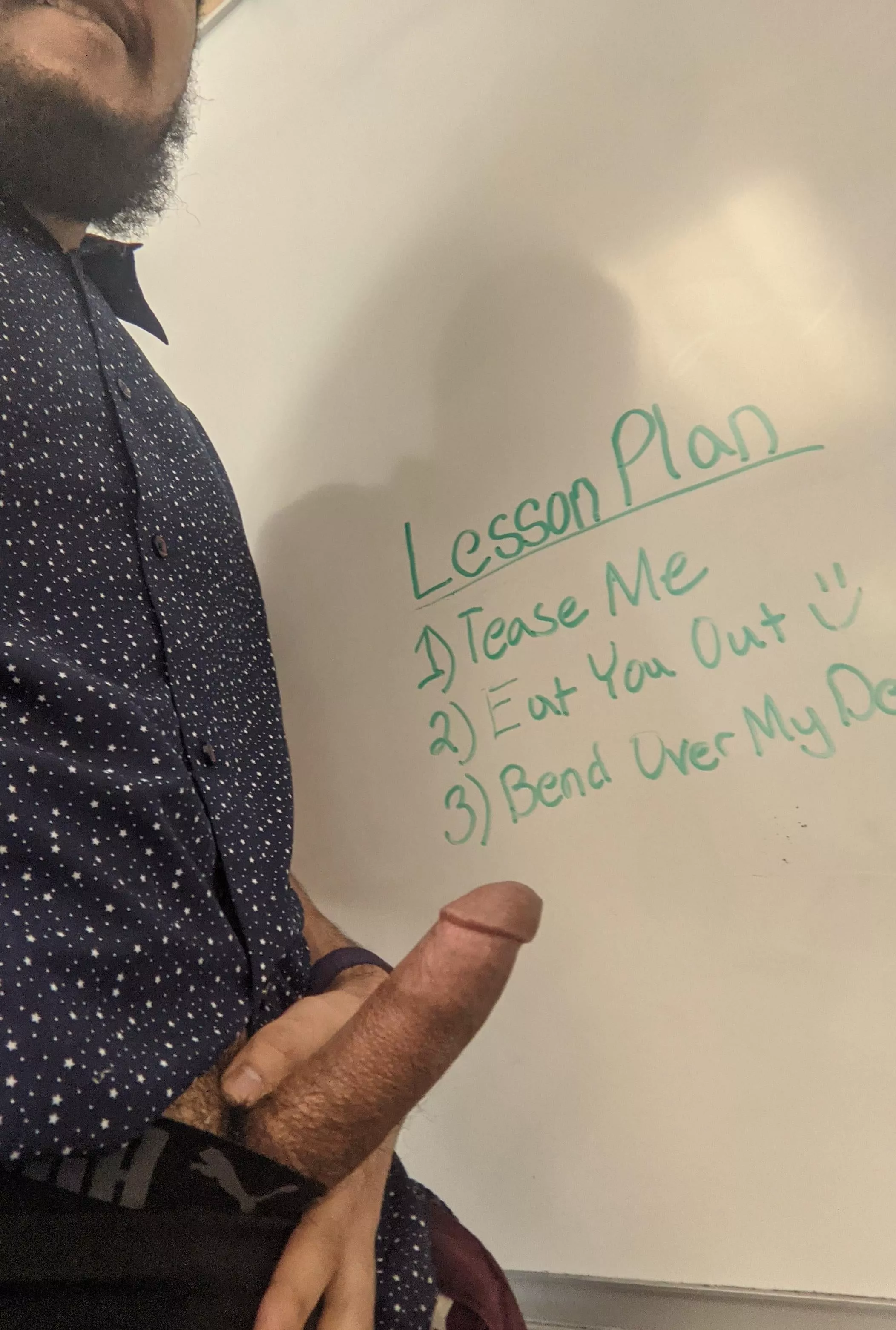 Today's Lesson Is On The Board, Your Professor Is Waiting.