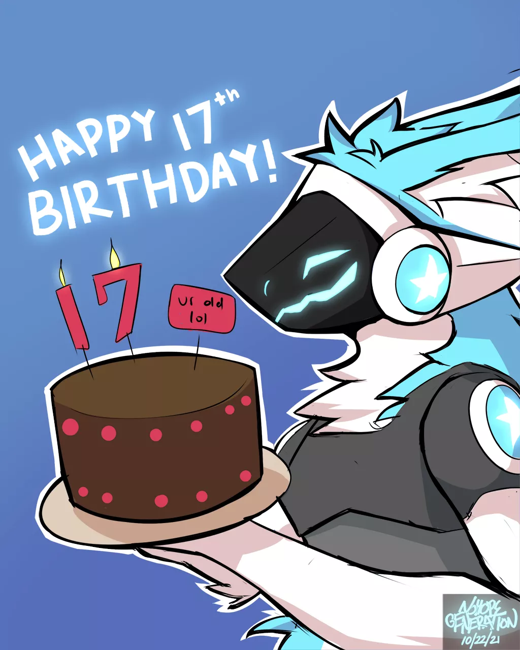 Today's my birthday! (art by me!)