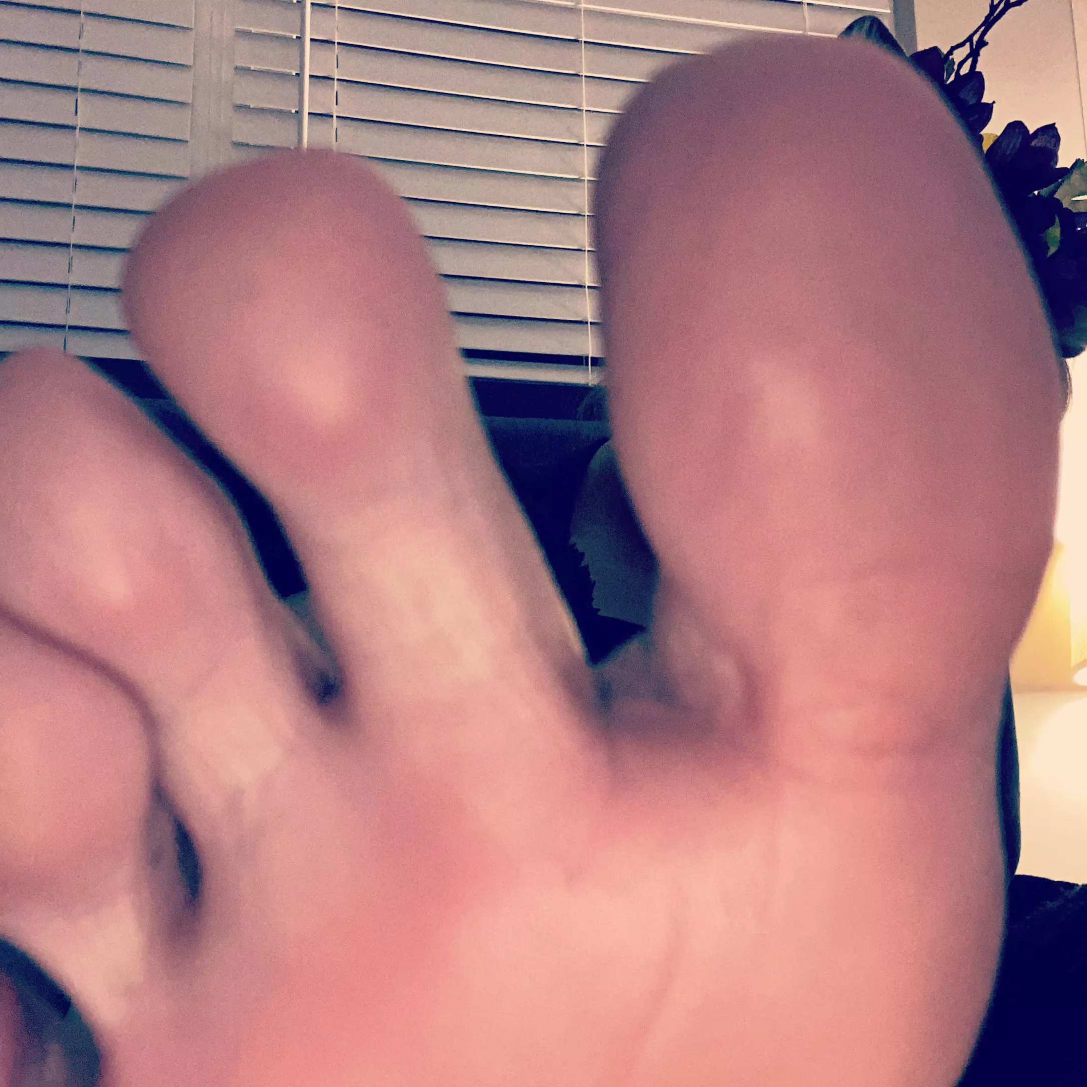 Toes go in face, then mouth ðŸ˜² open wide for me ðŸ¤—ðŸ¤