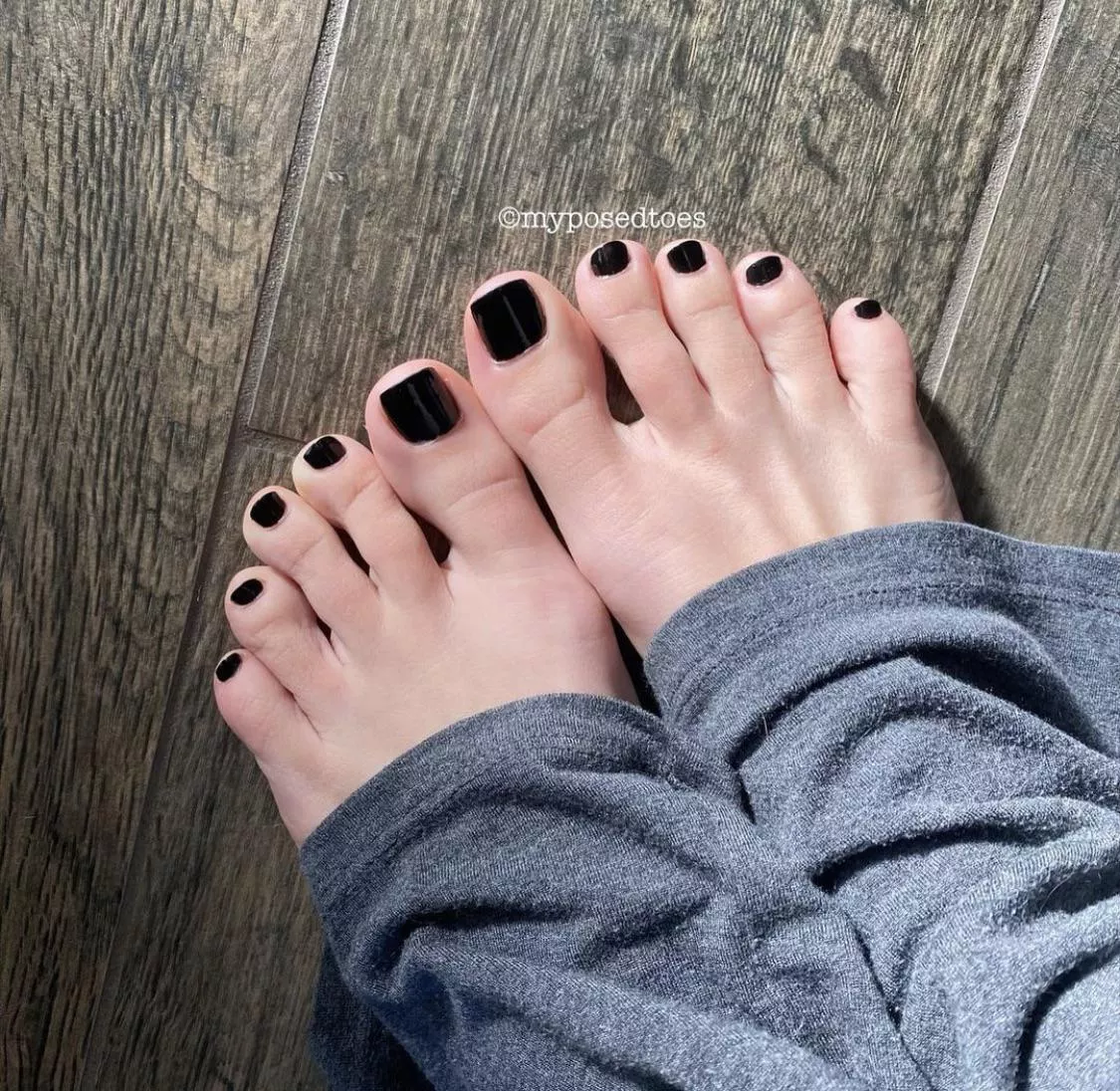 Toes peeking out of comfy pants ðŸ˜Š