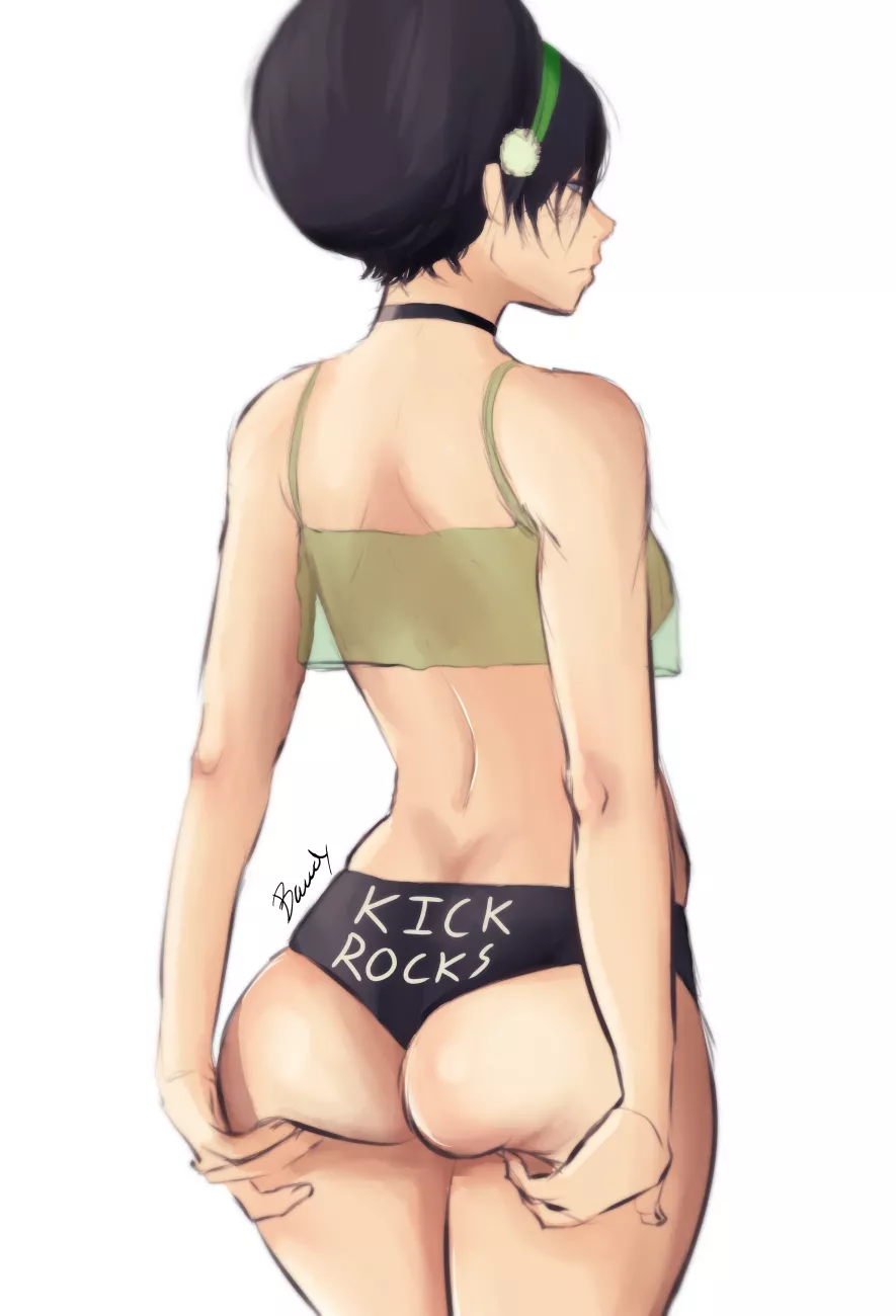 Toph says you can look but no touching (BawdyArt) [Avatar: The Last Airbender]